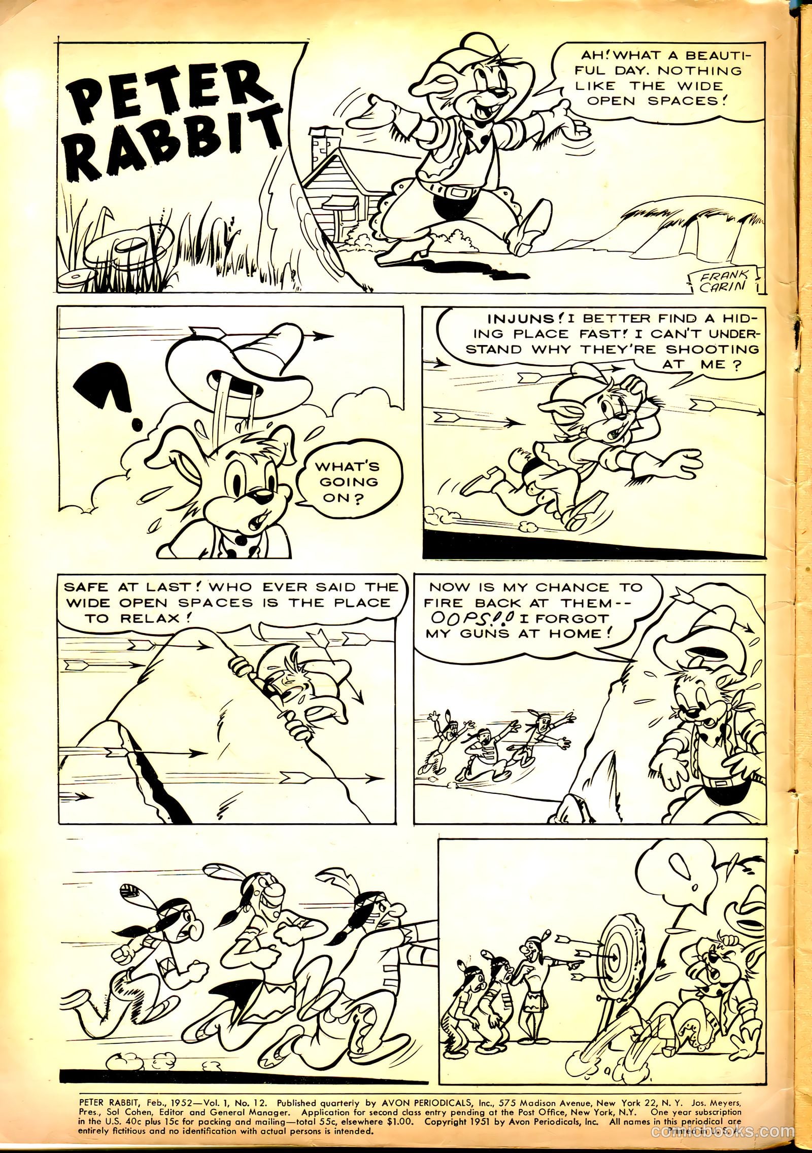 Peter Rabbit #12 (1952) — page 2 of 36