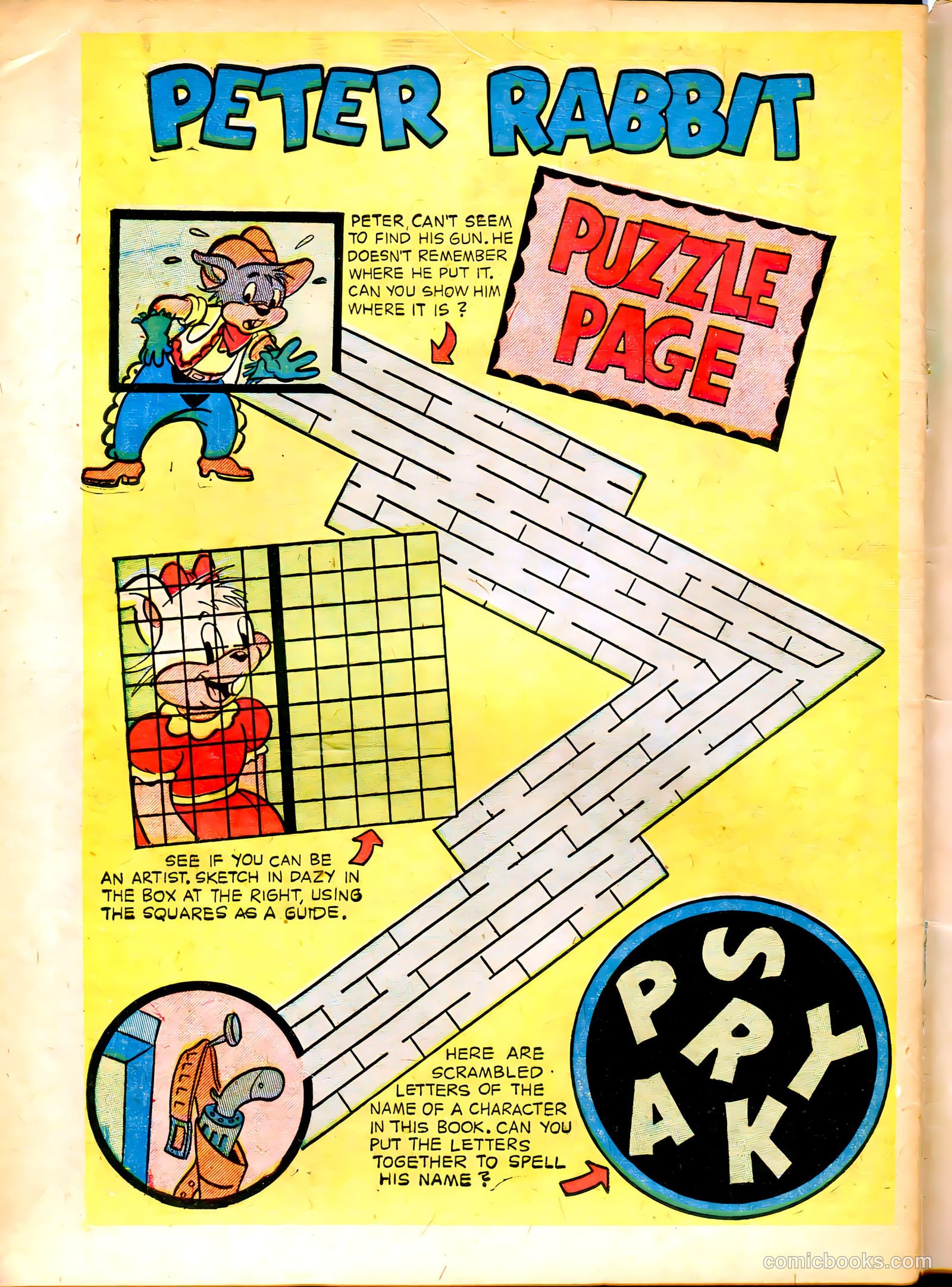 Peter Rabbit #12 (1952) — page 34 of 36