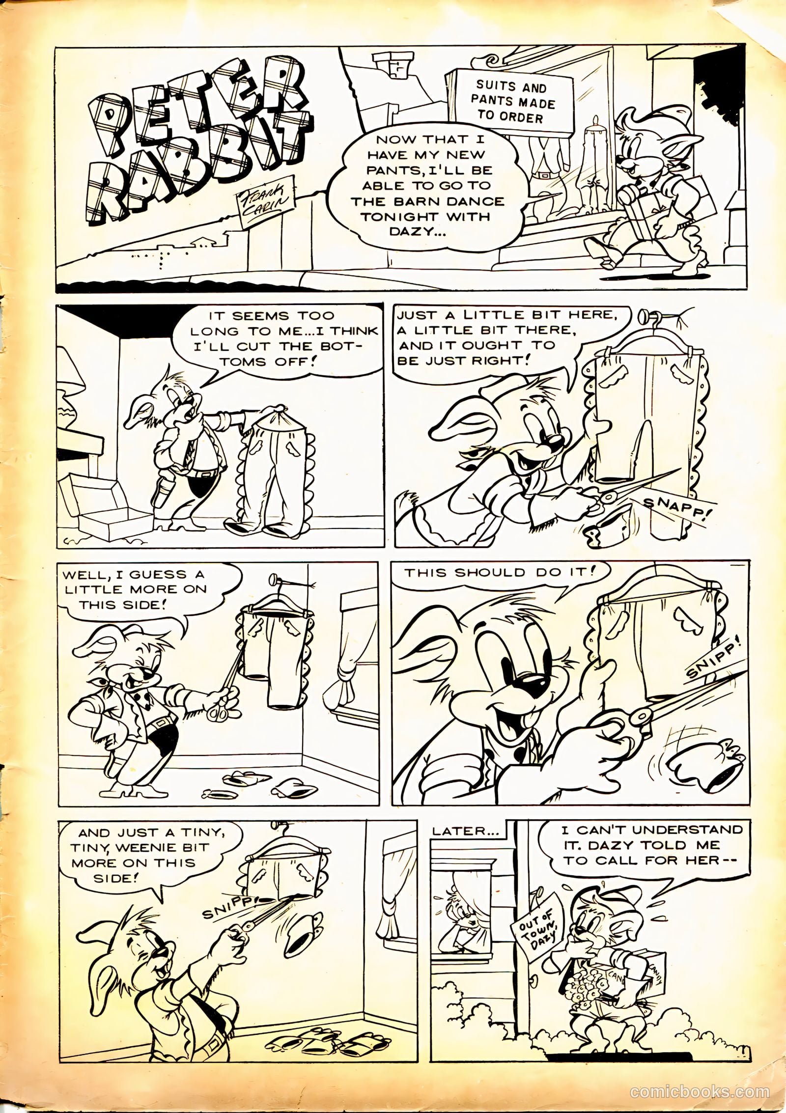 Peter Rabbit #12 (1952) — page 35 of 36