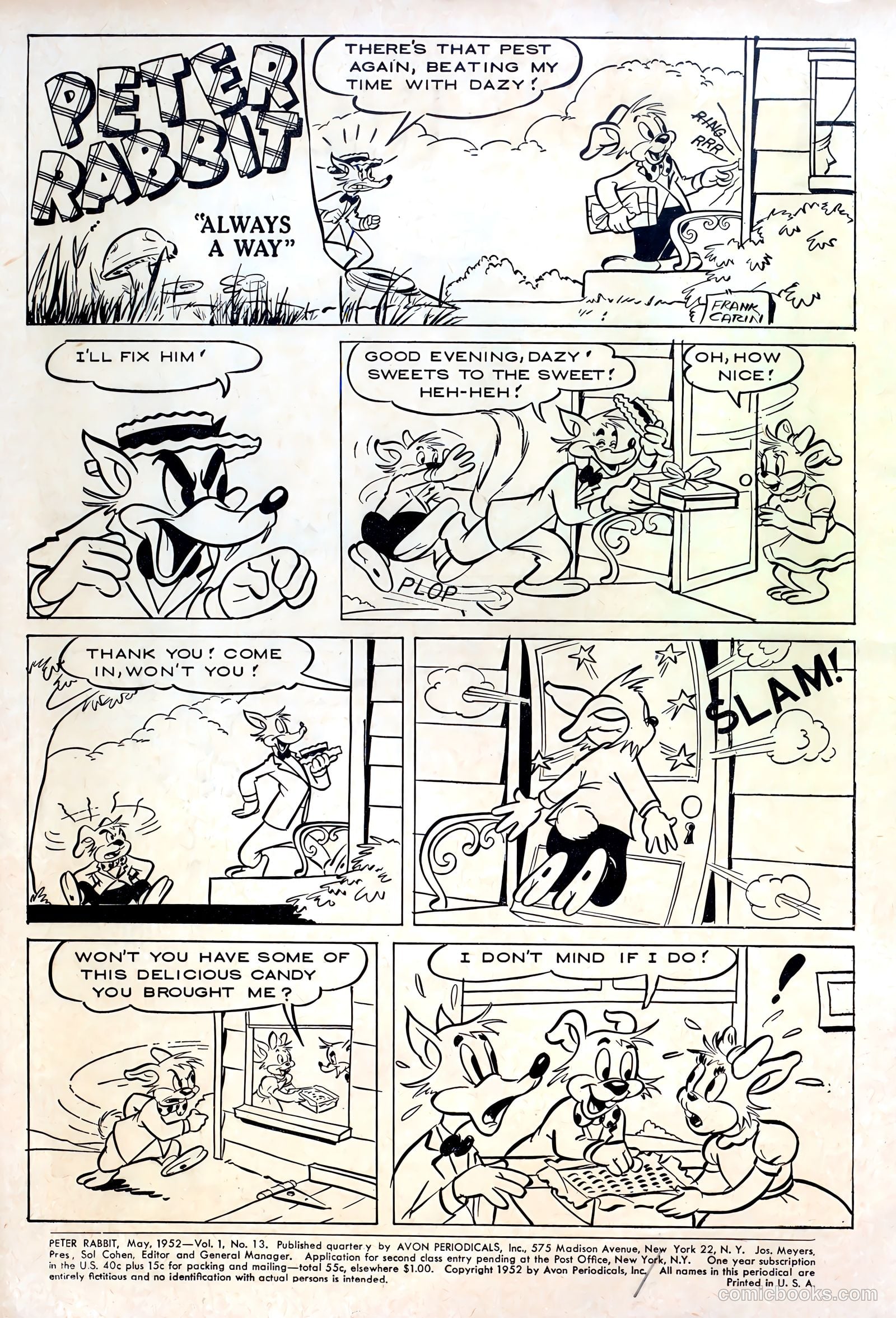 Peter Rabbit #13 (1952) — page 2 of 36