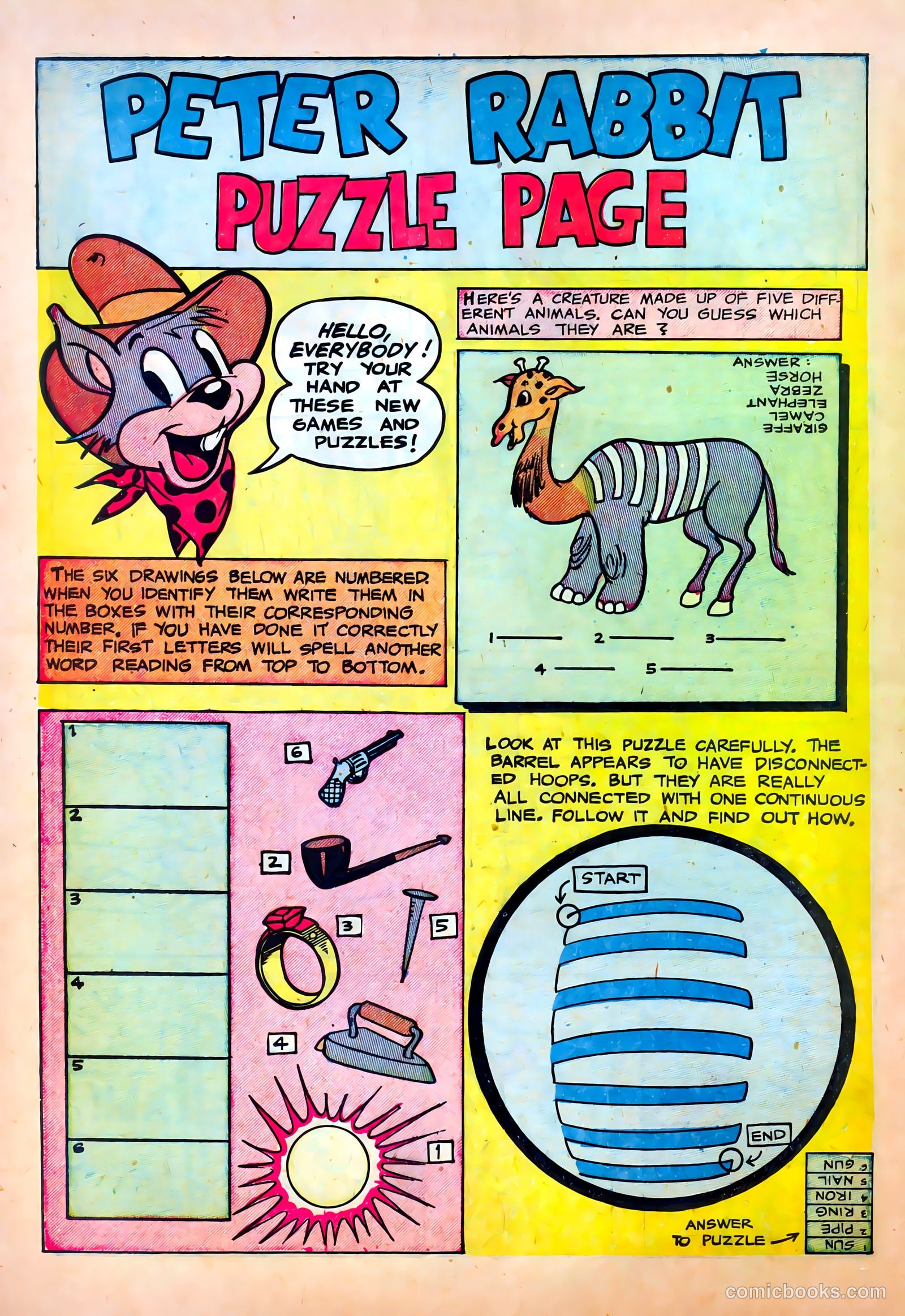 Peter Rabbit #13 (1952) — page 34 of 36