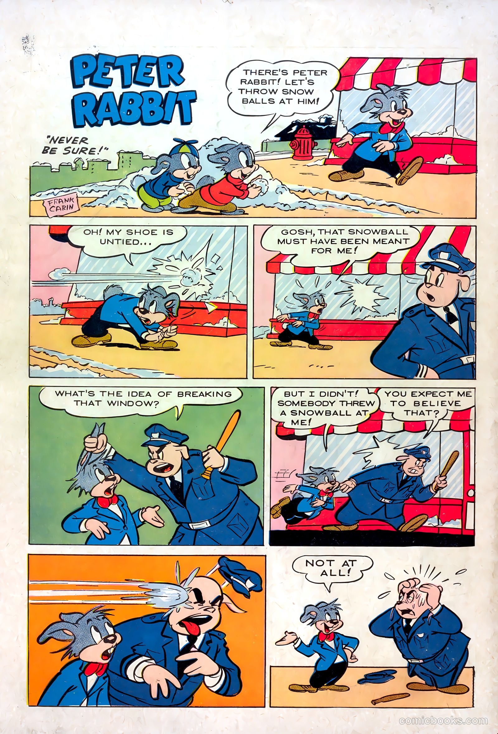 Peter Rabbit #13 (1952) — page 36 of 36