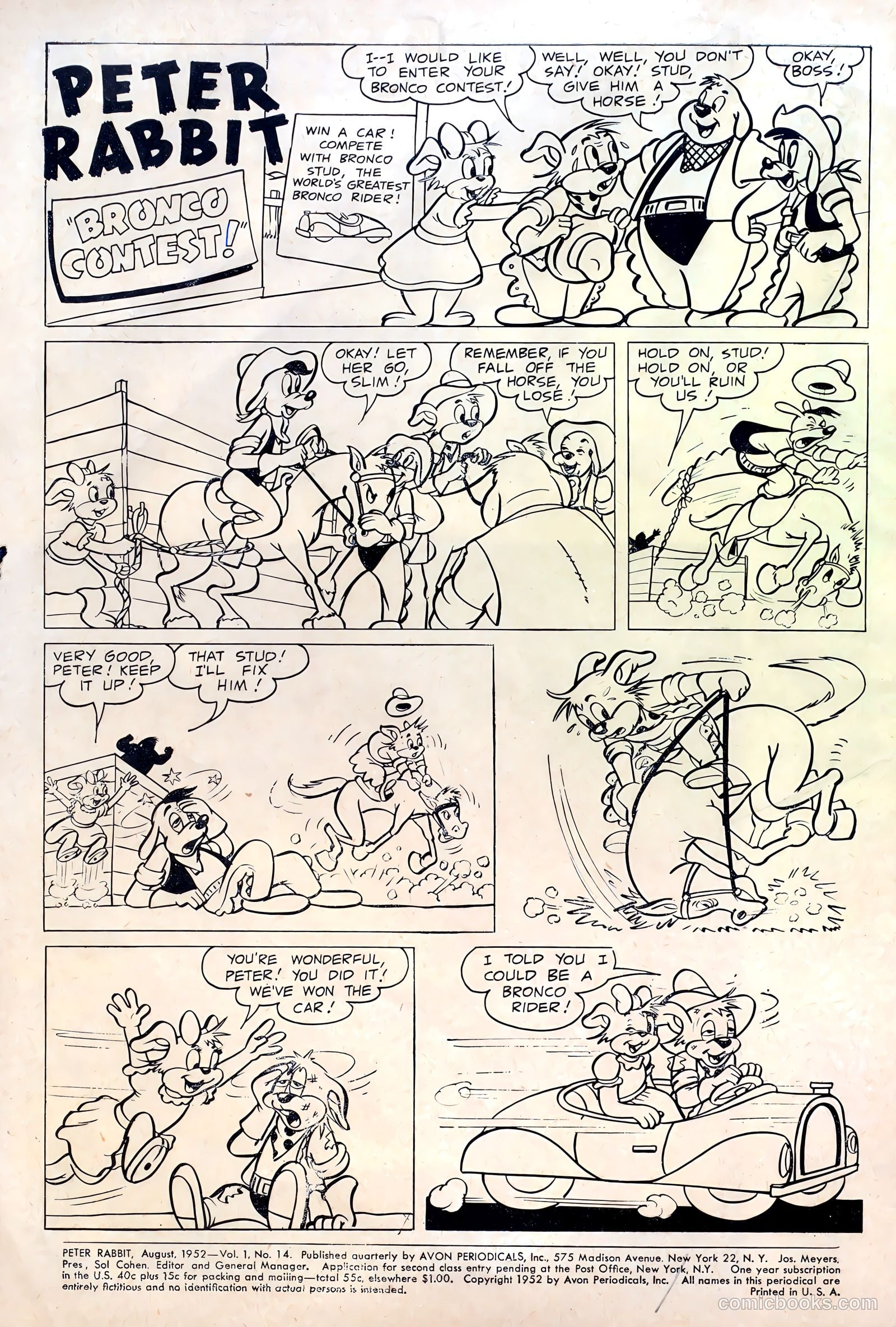 Peter Rabbit #14 (1952) — page 2 of 36