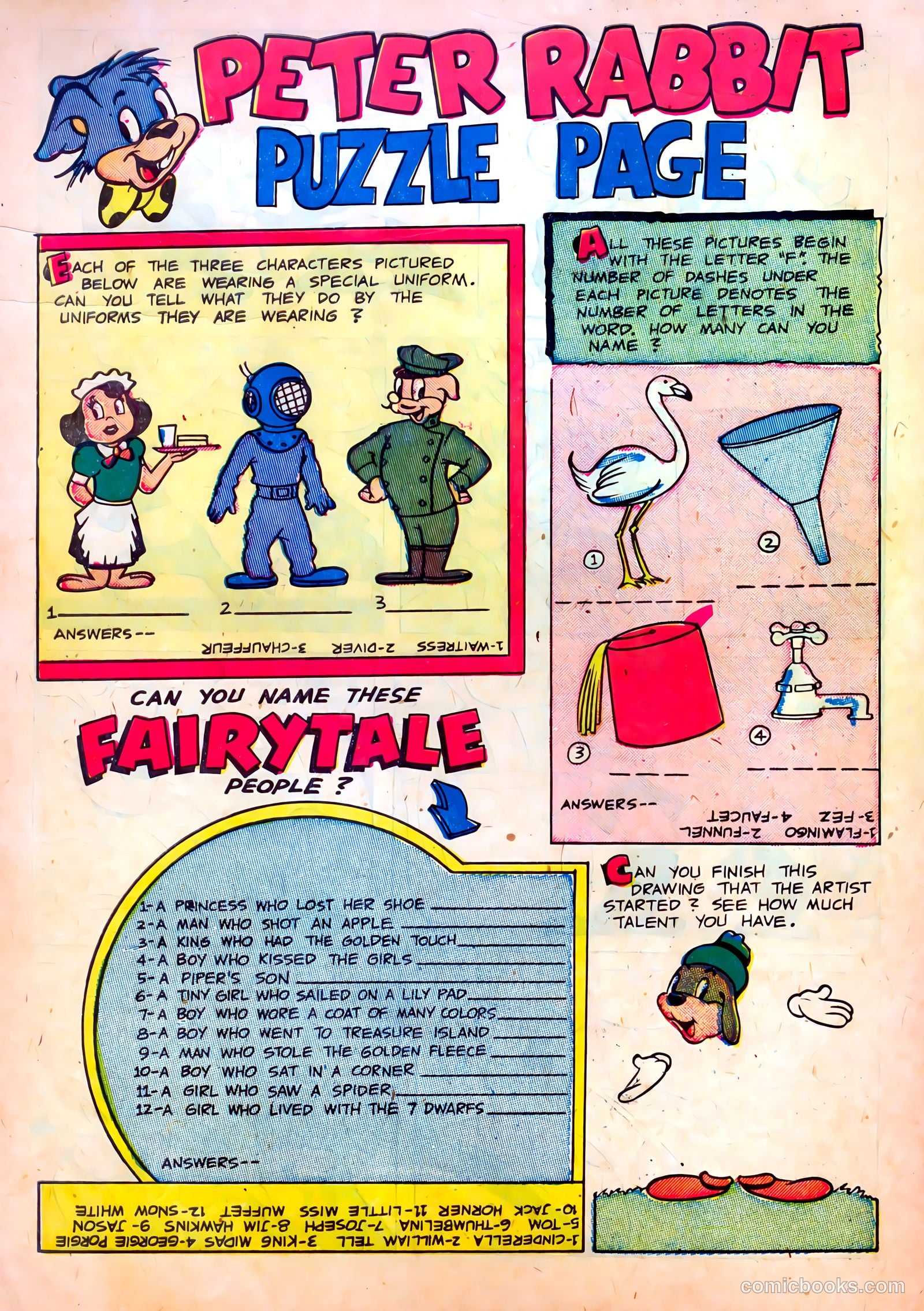 Peter Rabbit #14 (1952) — page 34 of 36