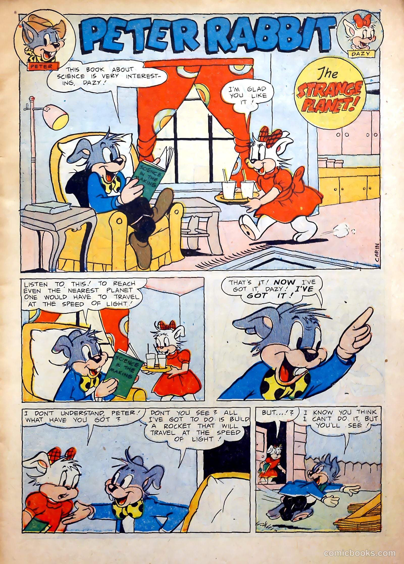 Peter Rabbit #15 (1952) — page 3 of 37