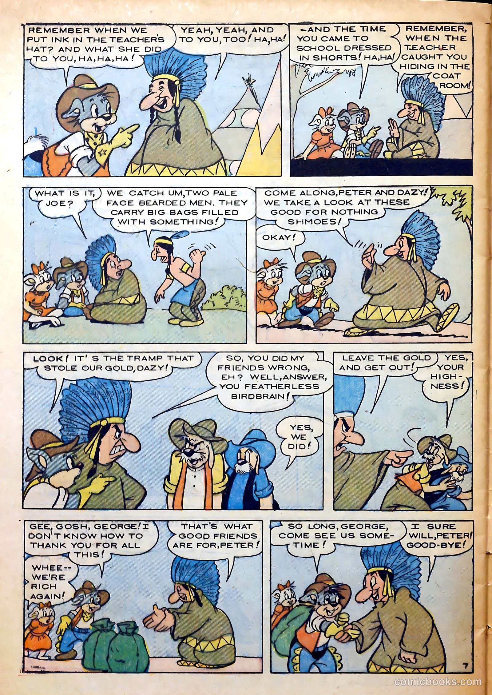 Peter Rabbit #15 (1952) — page 32 of 37