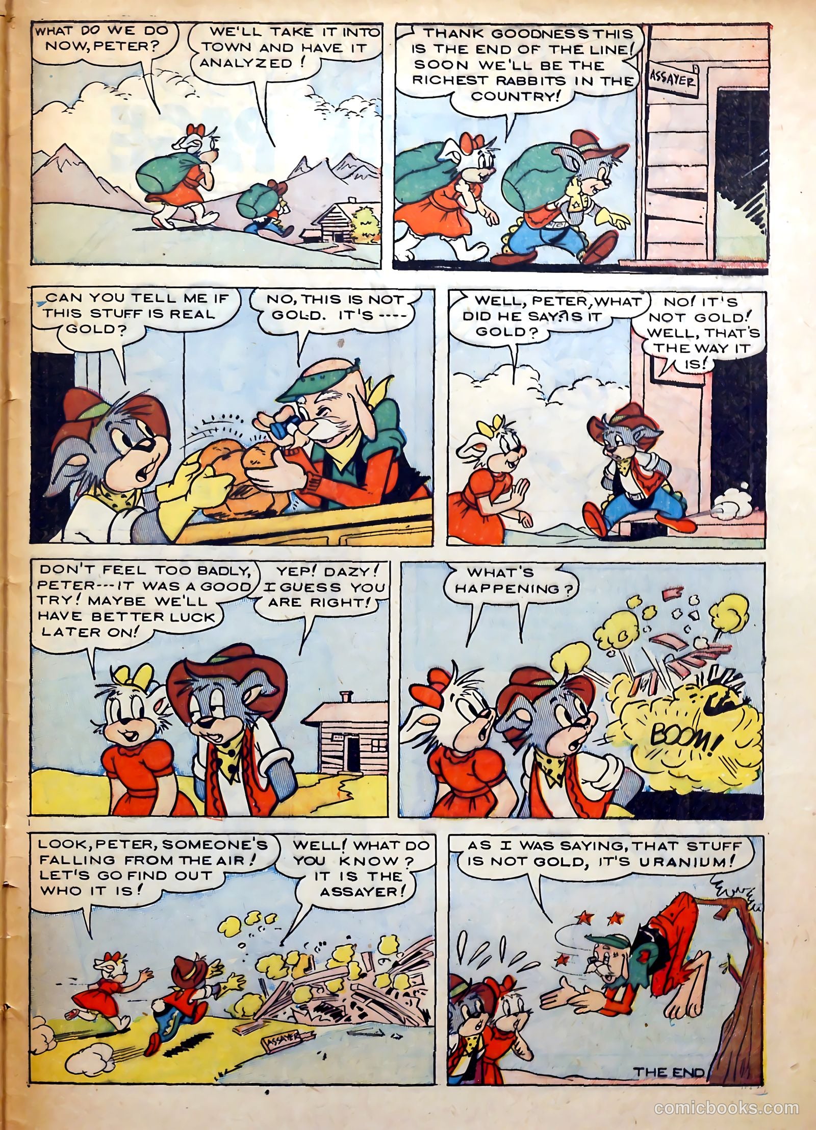 Peter Rabbit #15 (1952) — page 33 of 37