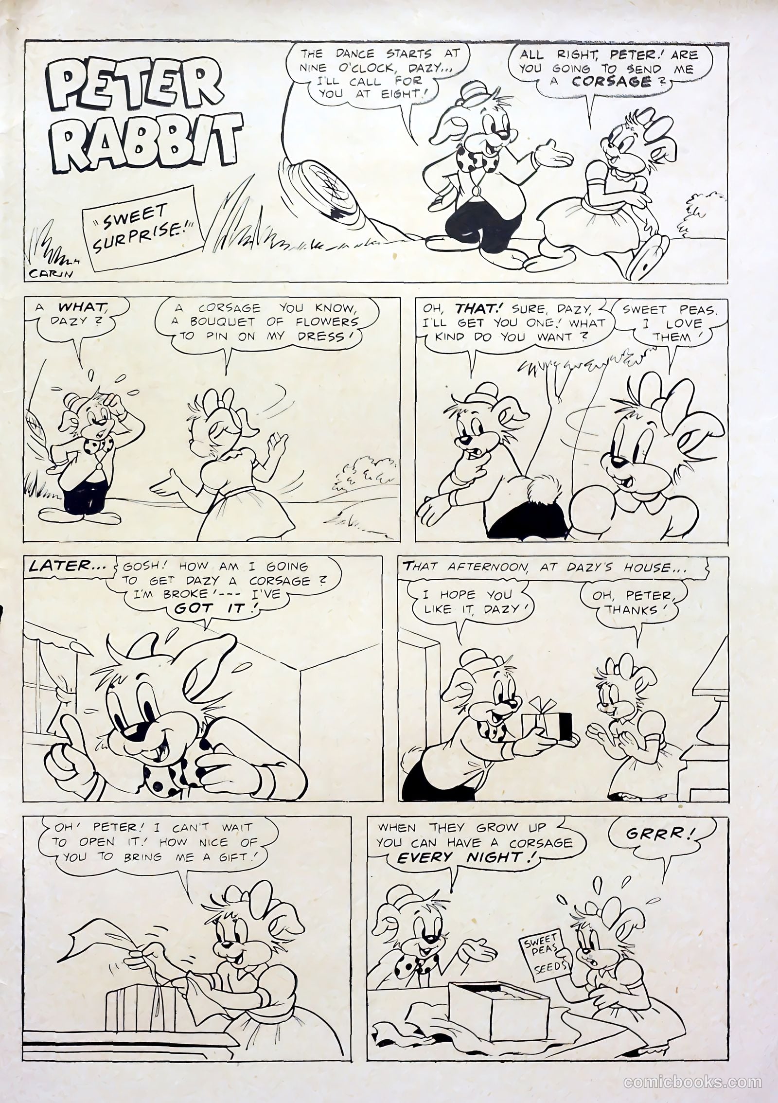 Peter Rabbit #15 (1952) — page 35 of 37