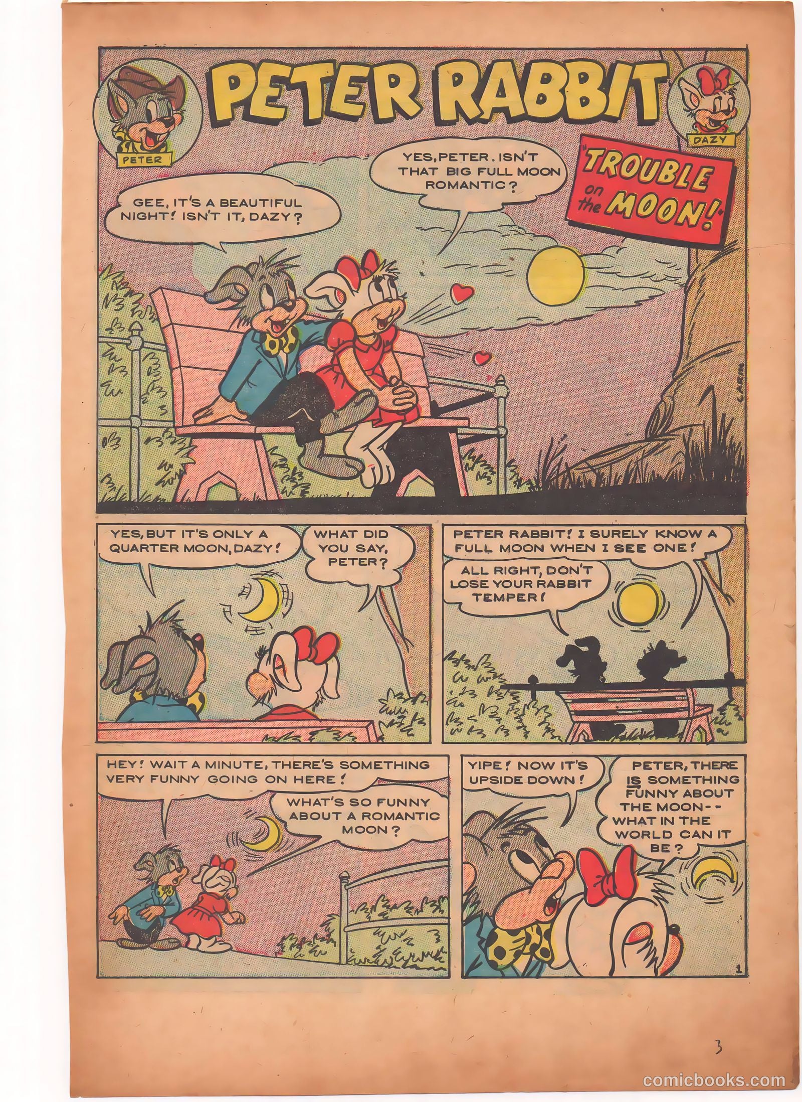 Peter Rabbit #16 (1953) — page 3 of 36