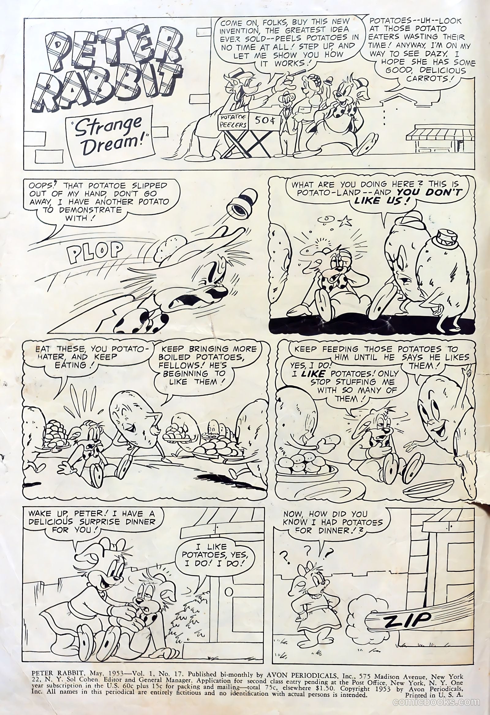 Peter Rabbit #17 (1953) — page 2 of 37
