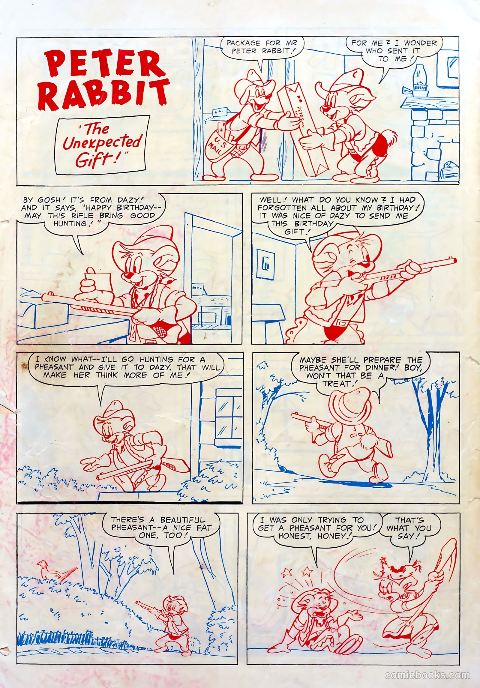 Peter Rabbit #17 (1953) — page 36 of 37