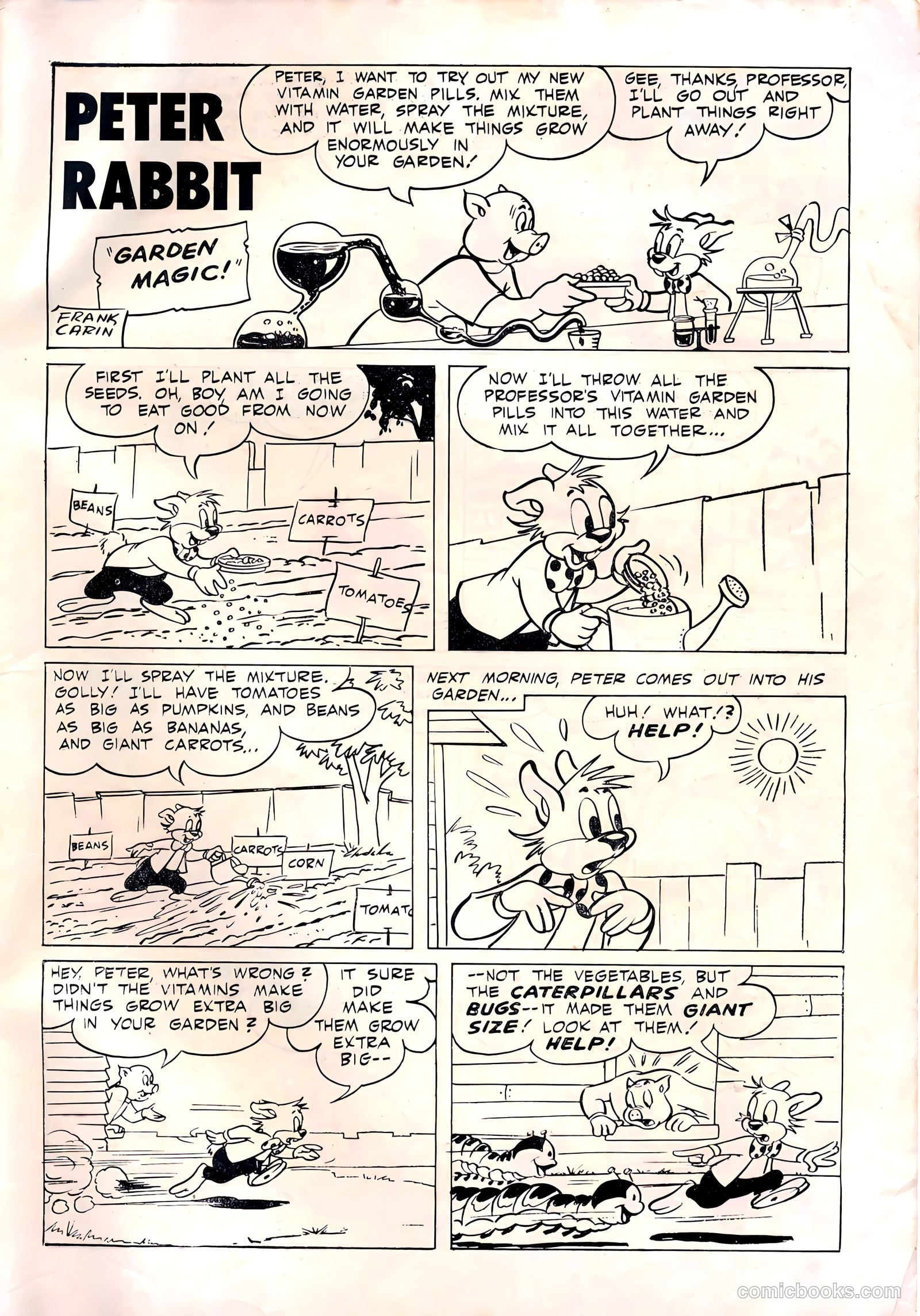 Peter Rabbit #18 (1953) — page 35 of 36