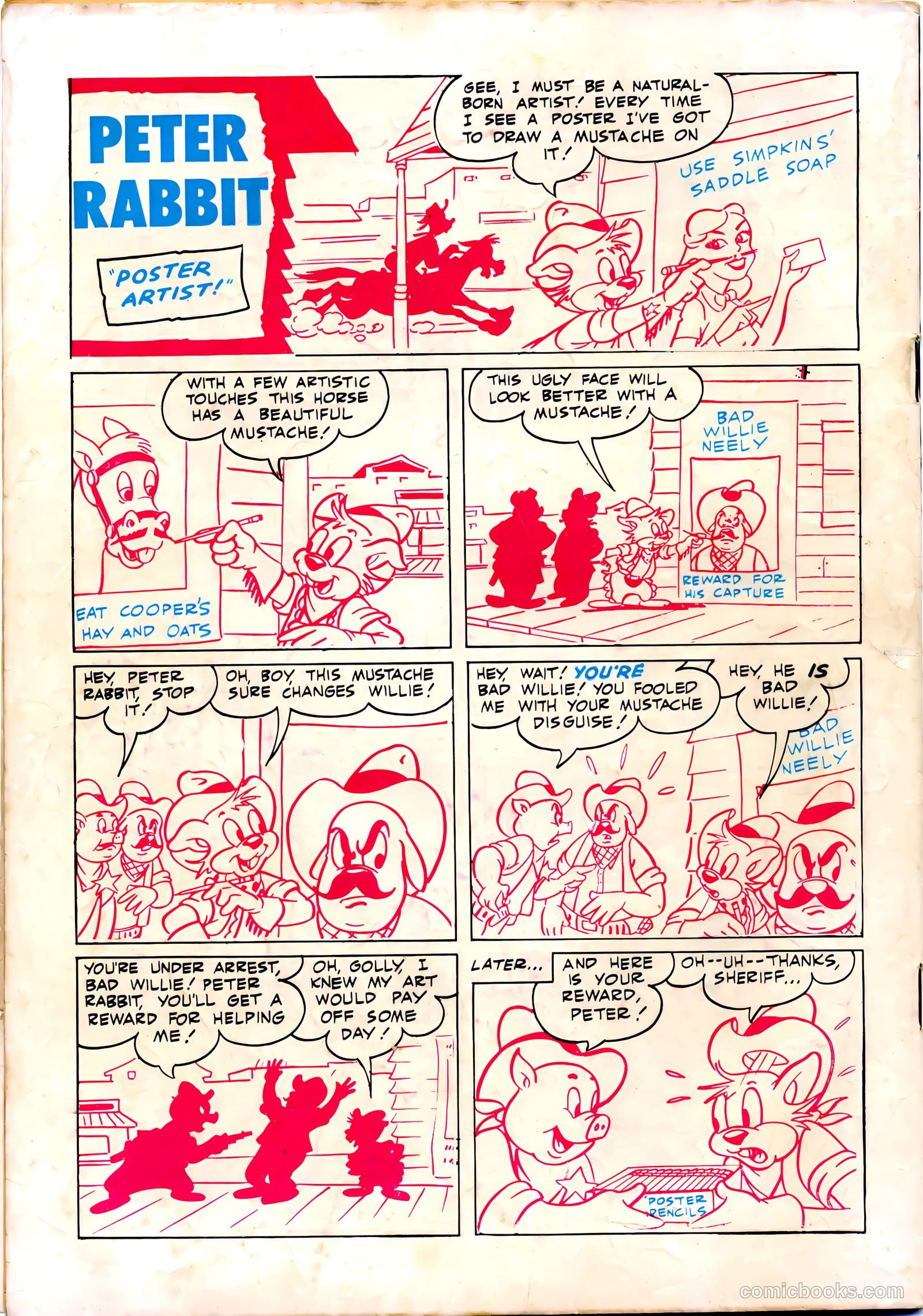 Peter Rabbit #18 (1953) — page 36 of 36