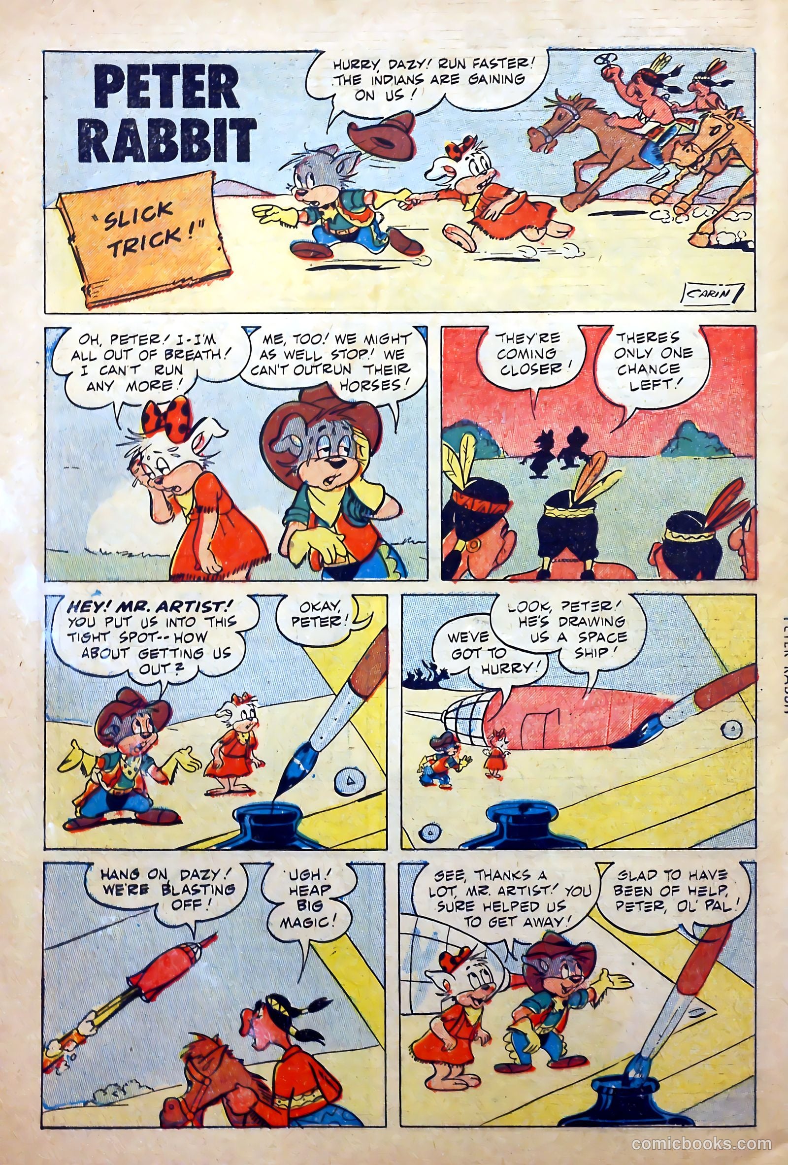 Peter Rabbit #19 (1953) — page 34 of 37
