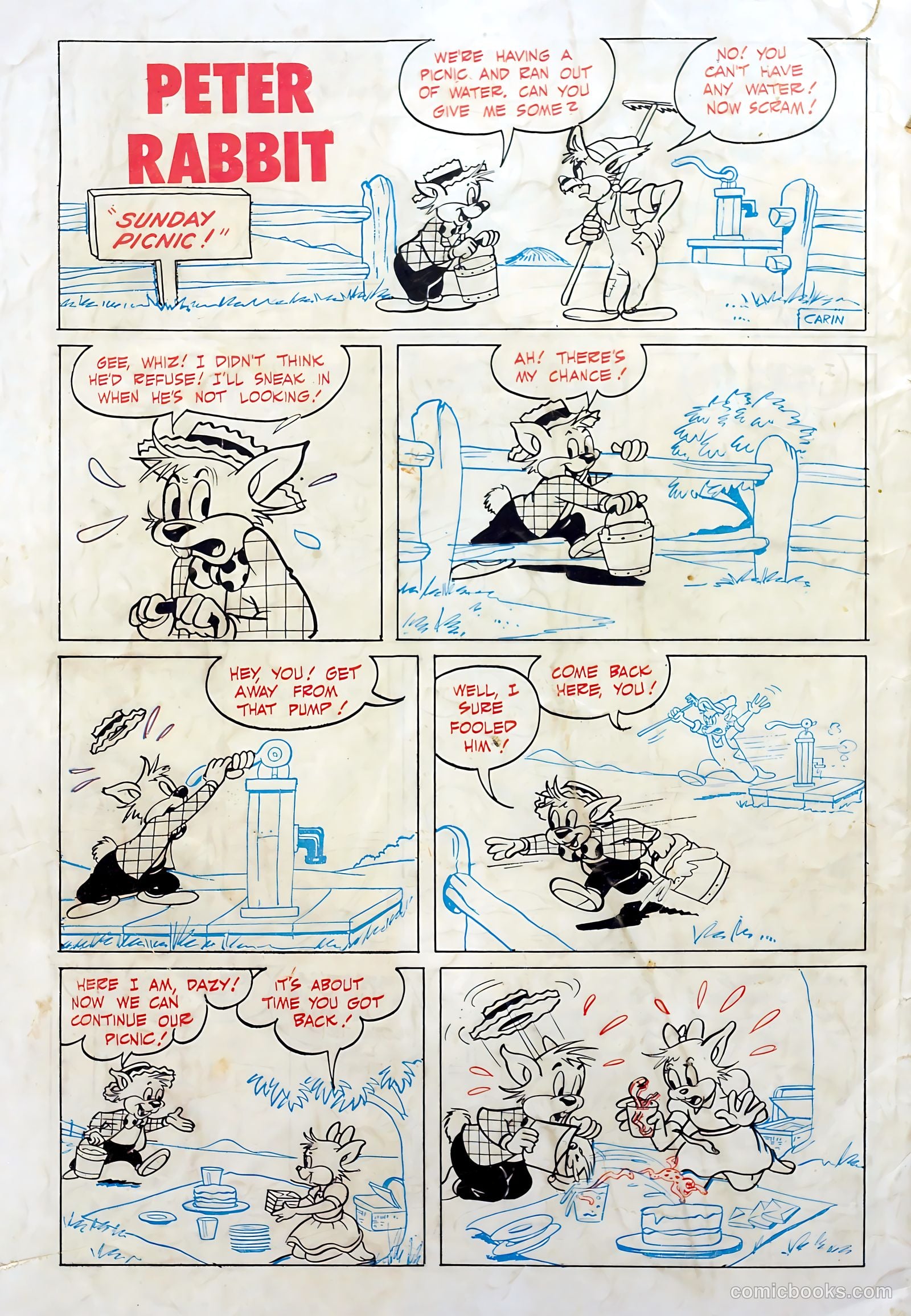 Peter Rabbit #19 (1953) — page 36 of 37