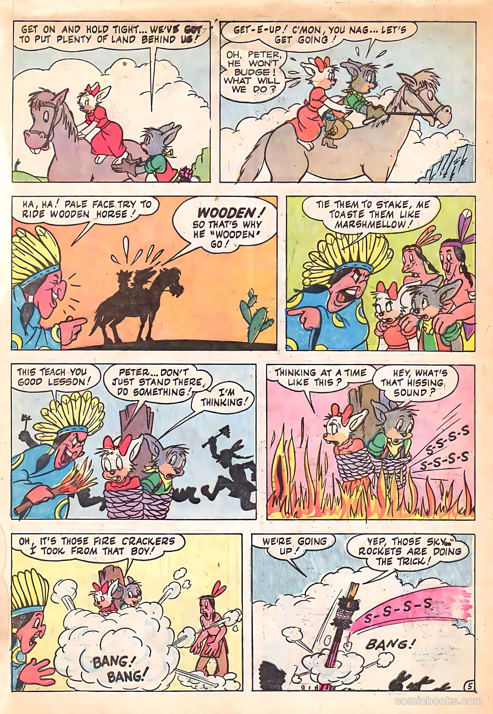 Peter Rabbit #21 (1954) — page 7 of 36