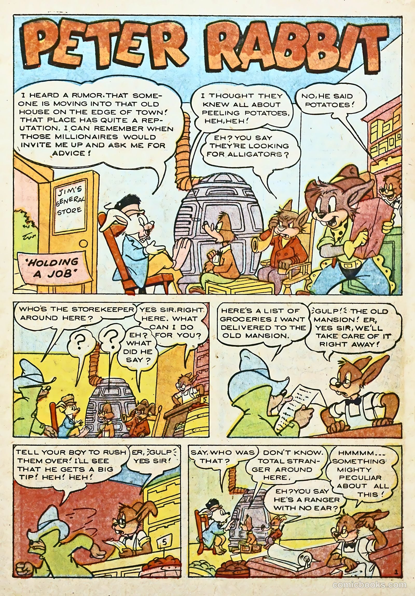 Peter Rabbit #22 (1954) — page 3 of 36
