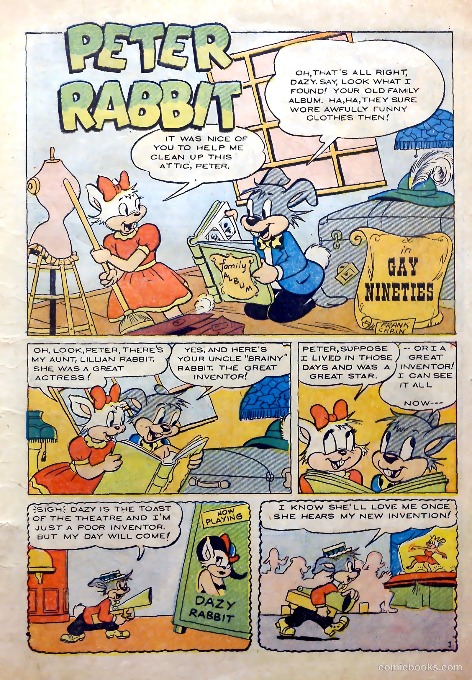Peter Rabbit #24 (1954) — page 3 of 37