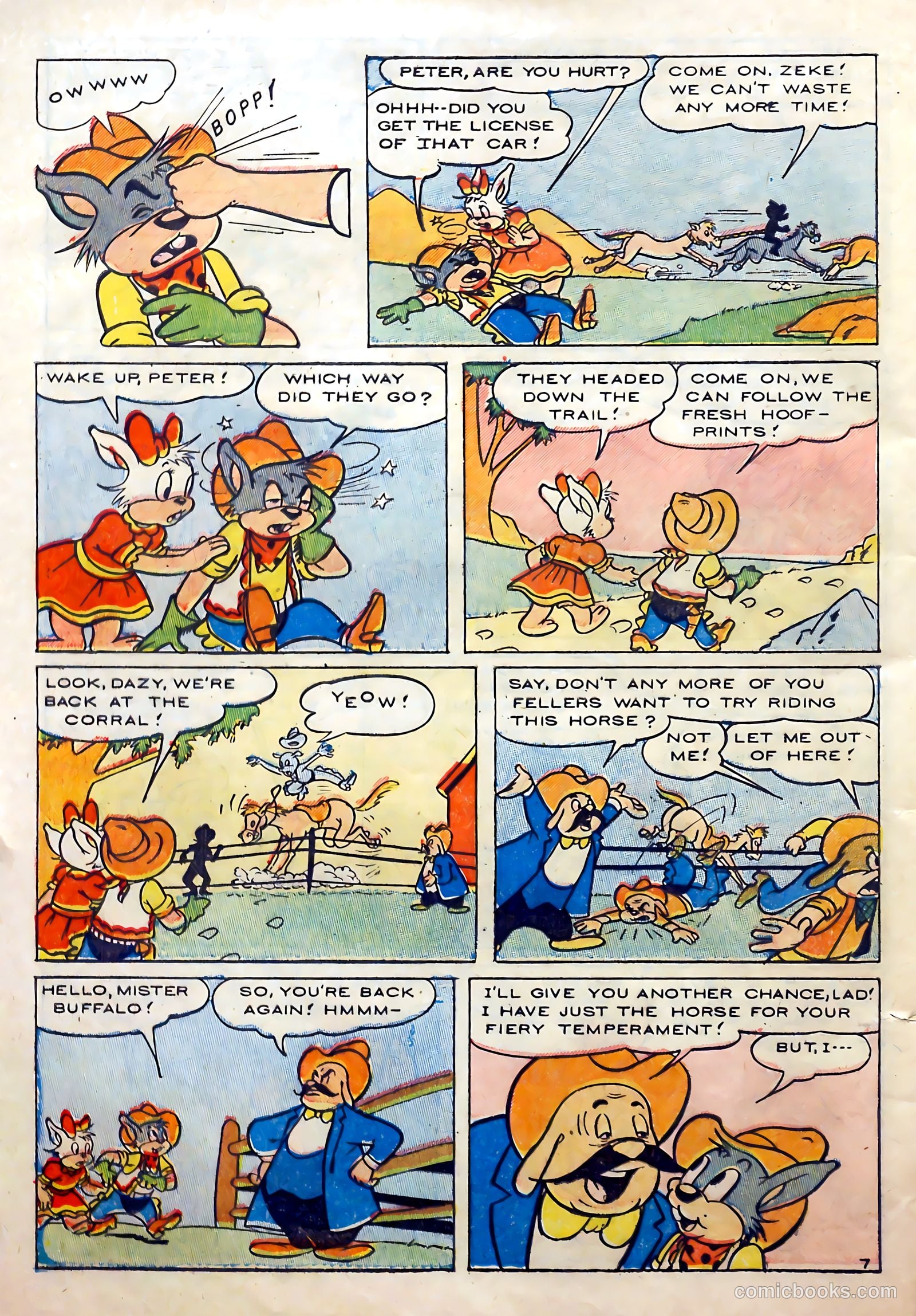 Peter Rabbit #24 (1954) — page 32 of 37