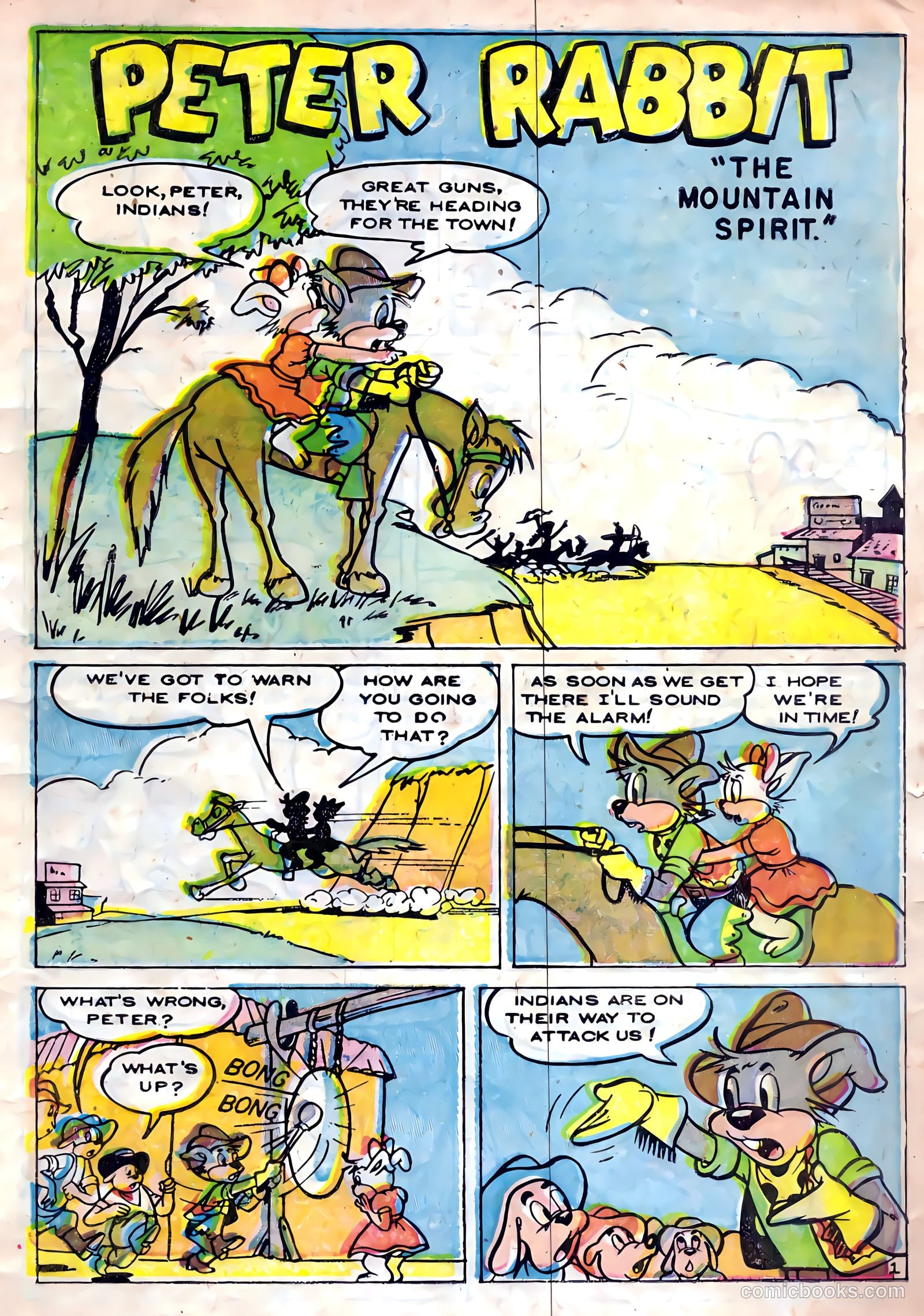 Peter Rabbit #25 (1954) — page 3 of 36