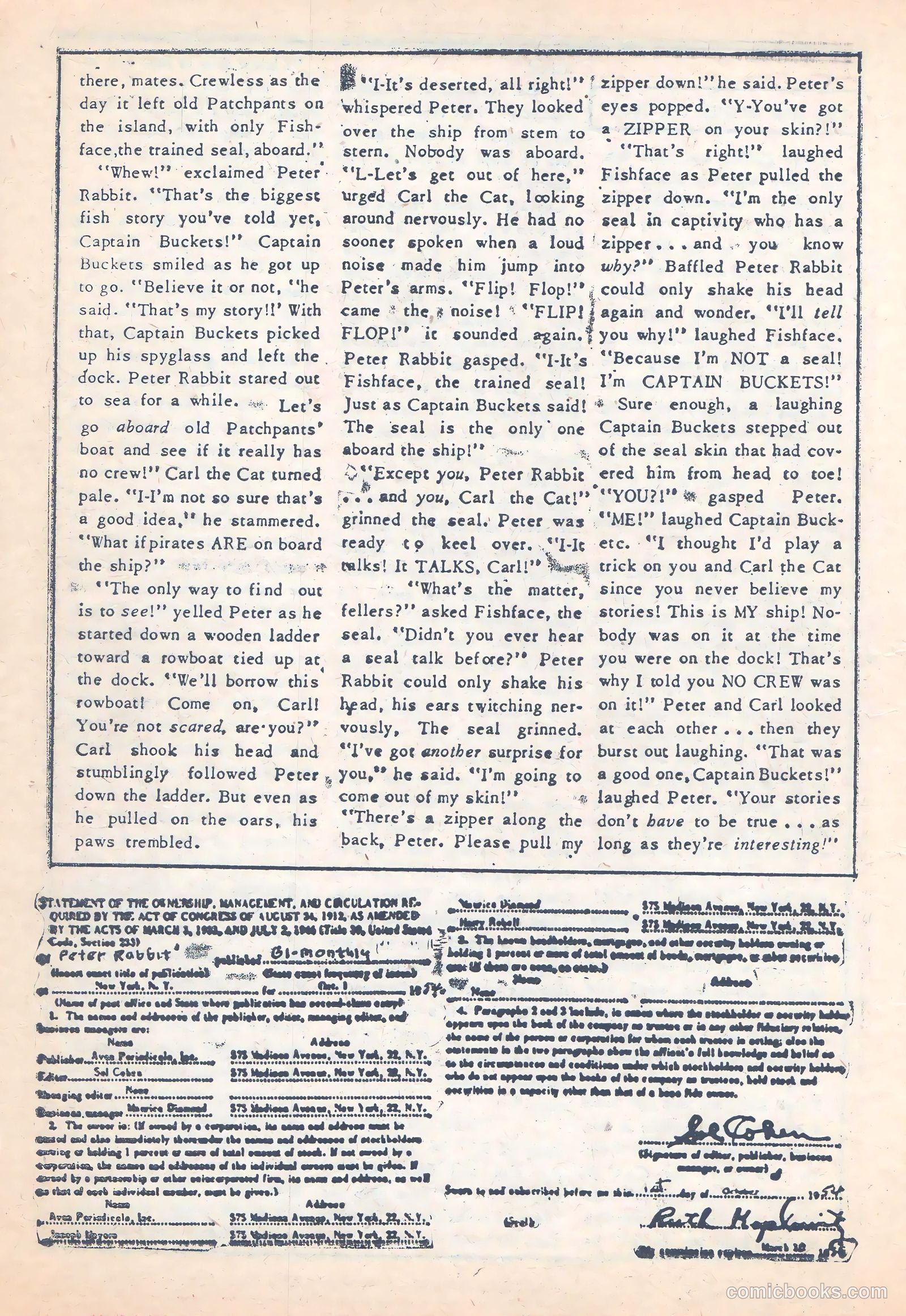 Peter Rabbit #27 (1955) — page 11 of 38