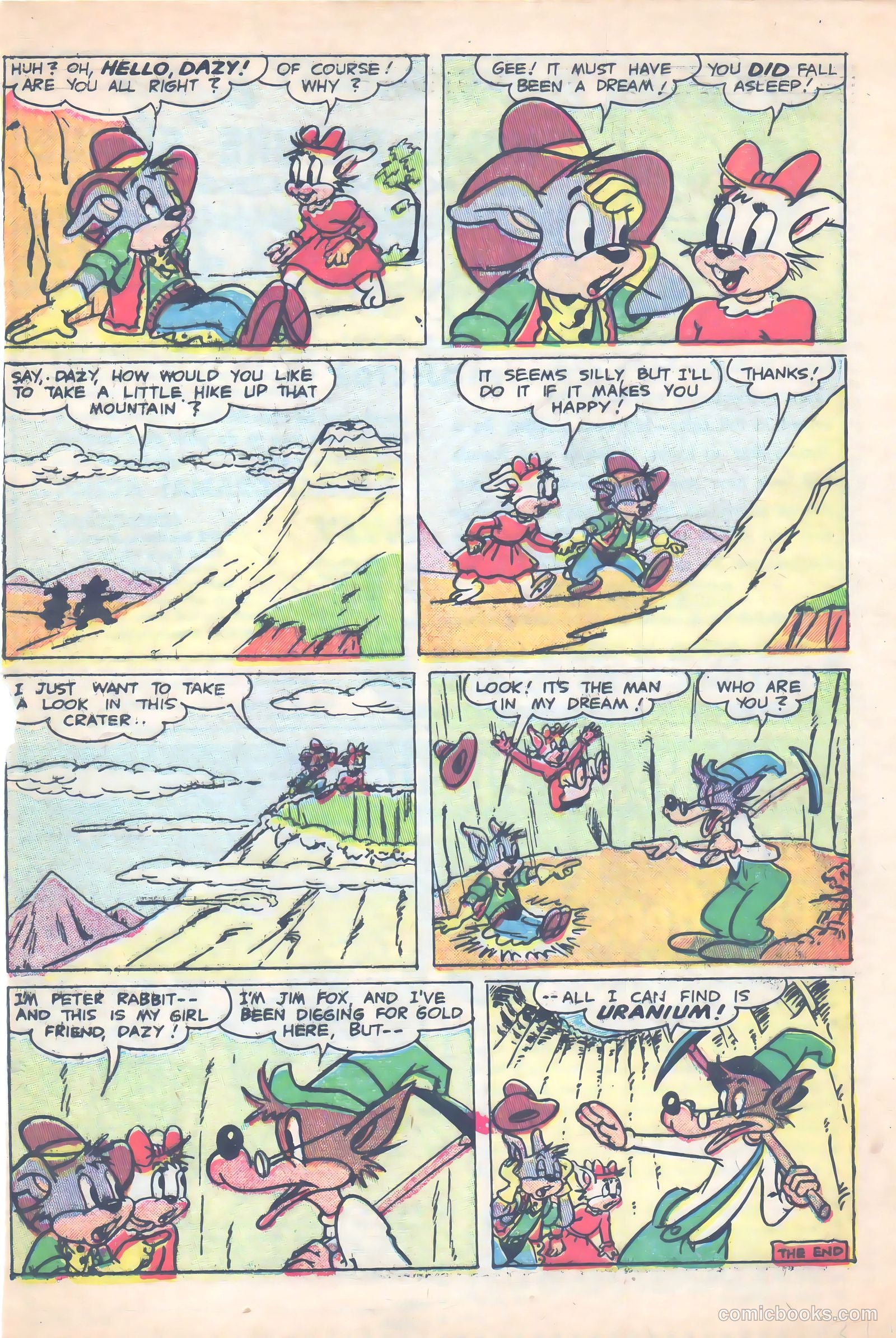Peter Rabbit #27 (1955) — page 34 of 38