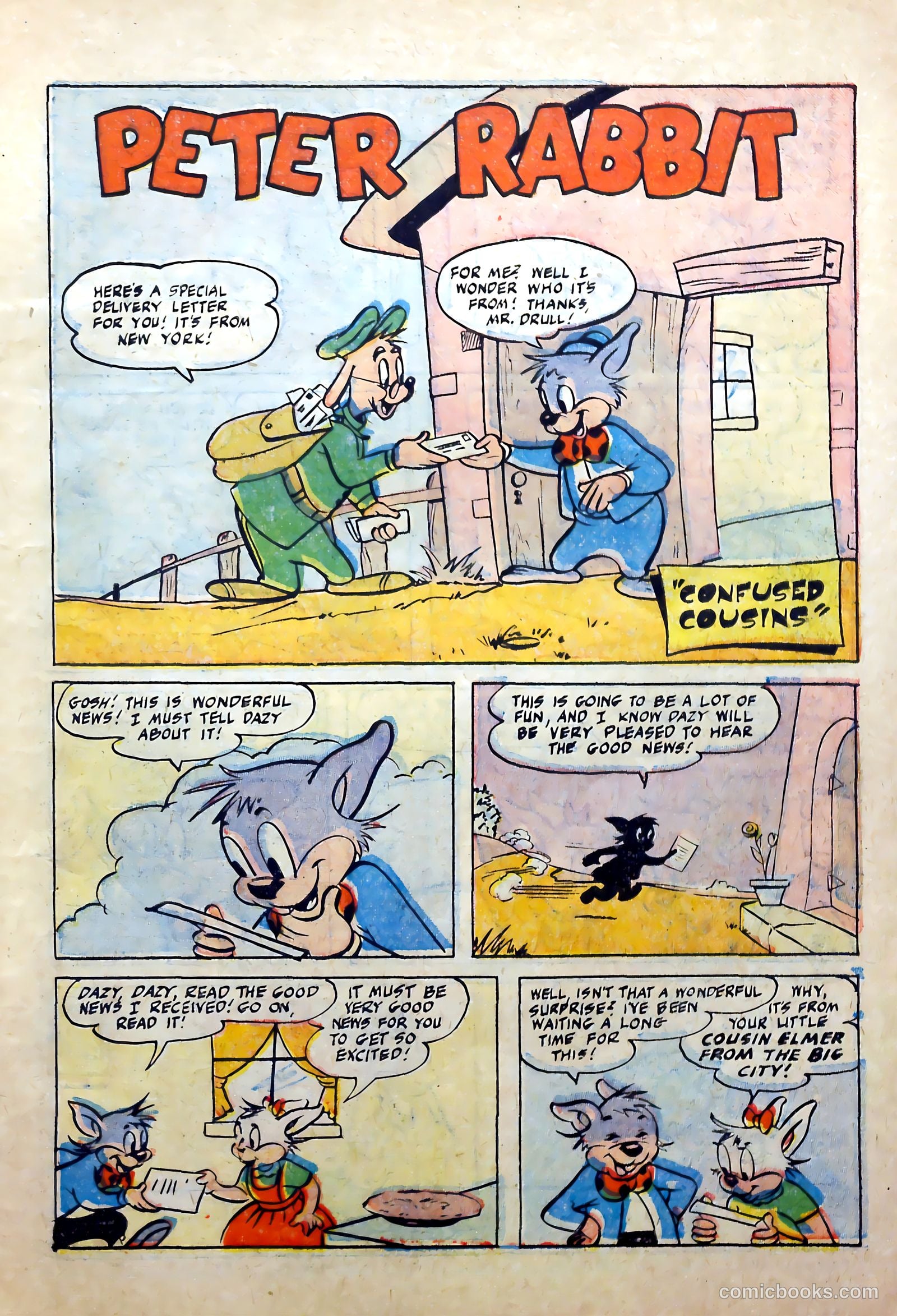 Peter Rabbit #28 (1955) — page 3 of 37