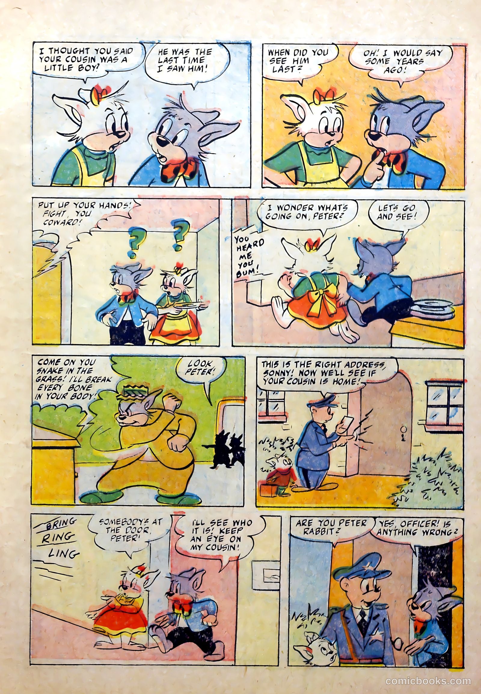Peter Rabbit #28 (1955) — page 7 of 37