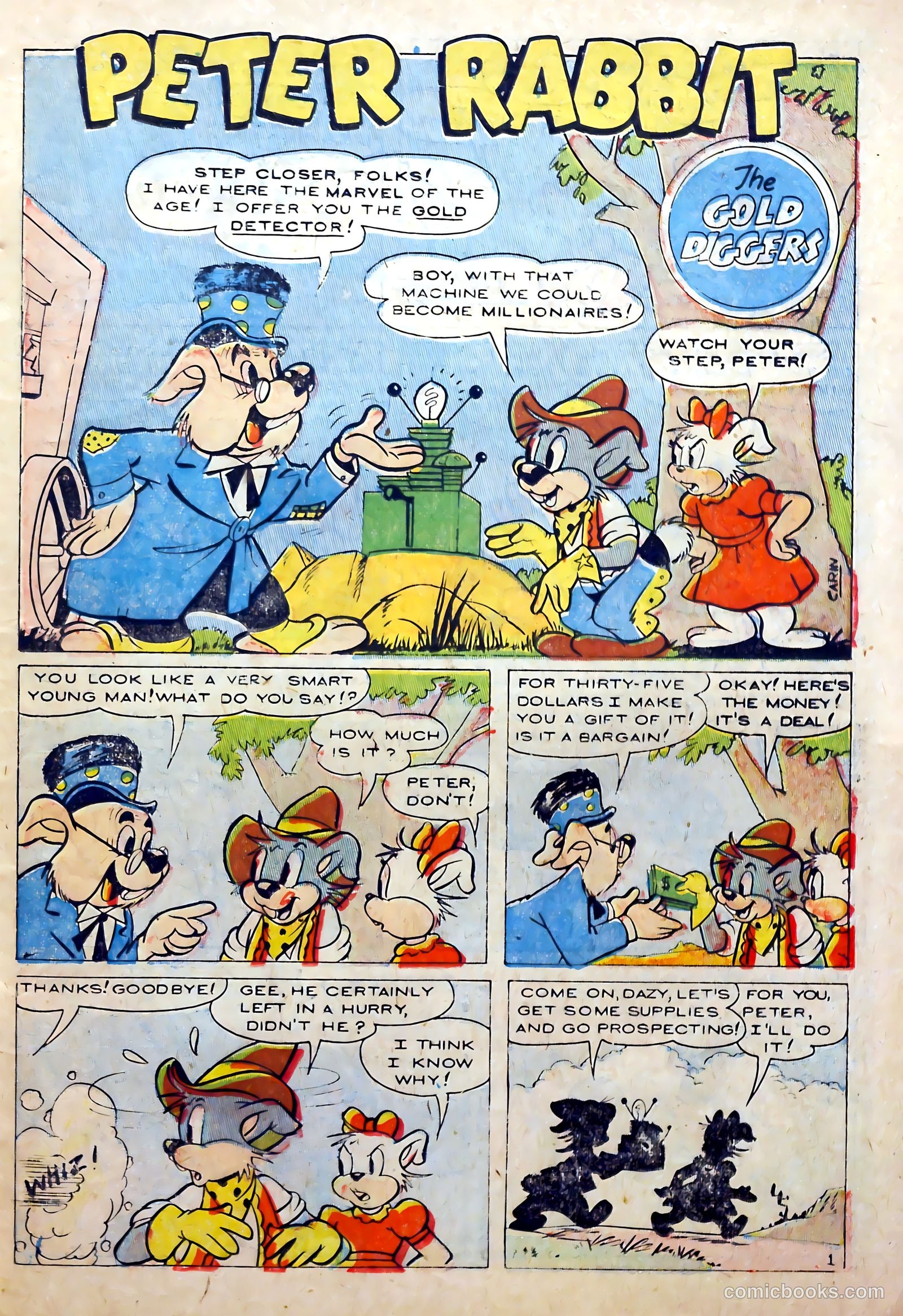 Peter Rabbit #28 (1955) — page 19 of 37