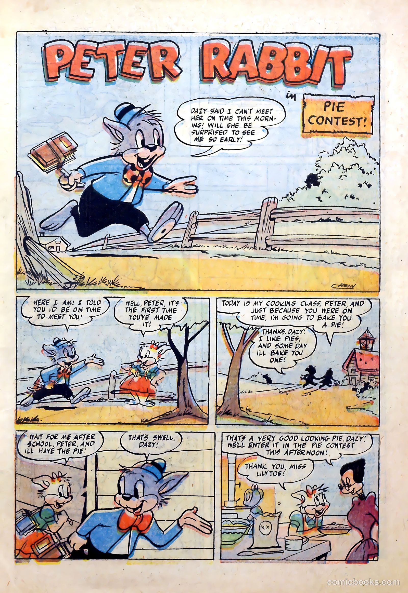 Peter Rabbit #29 (1955) — page 3 of 37