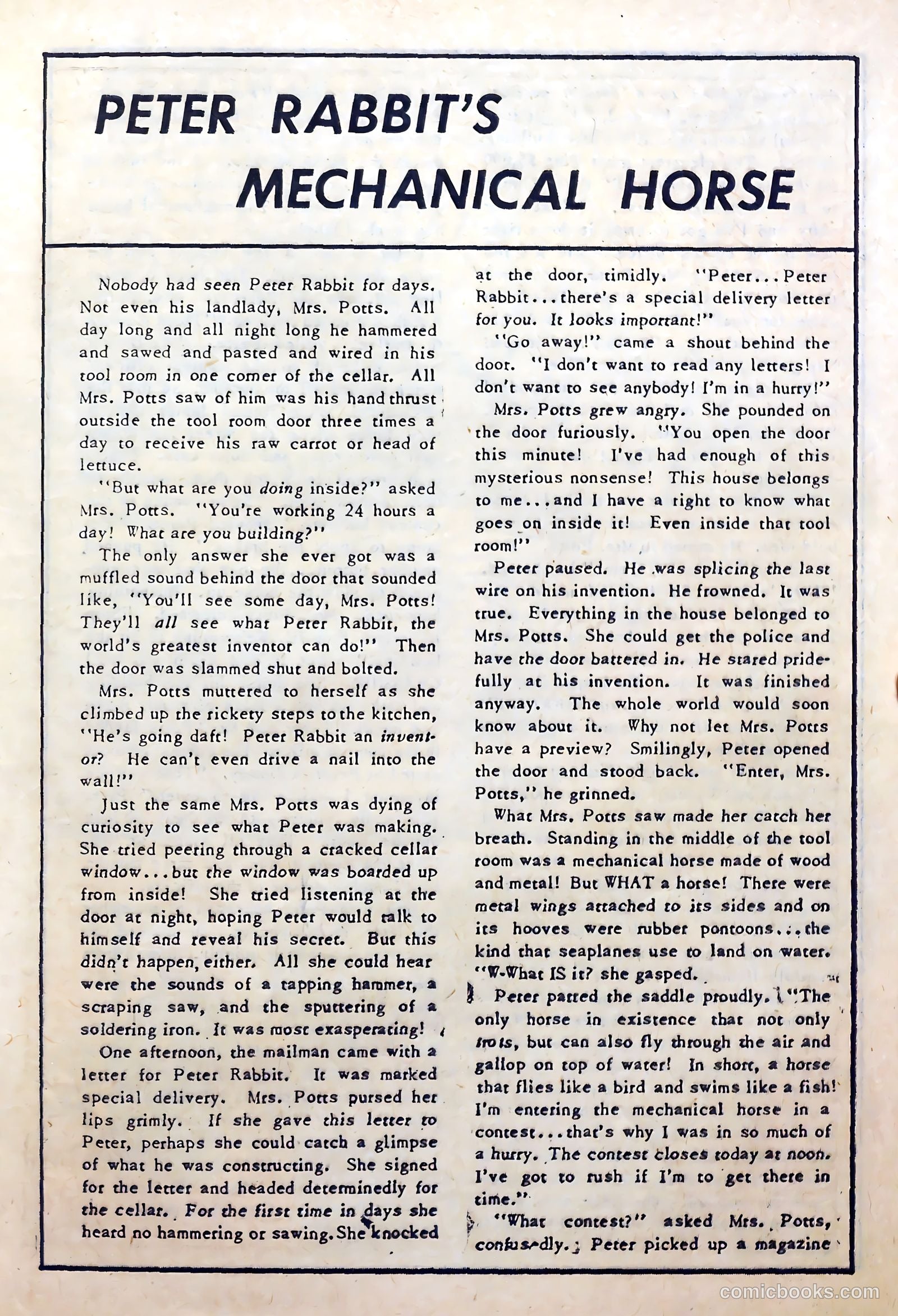 Peter Rabbit #29 (1955) — page 9 of 37