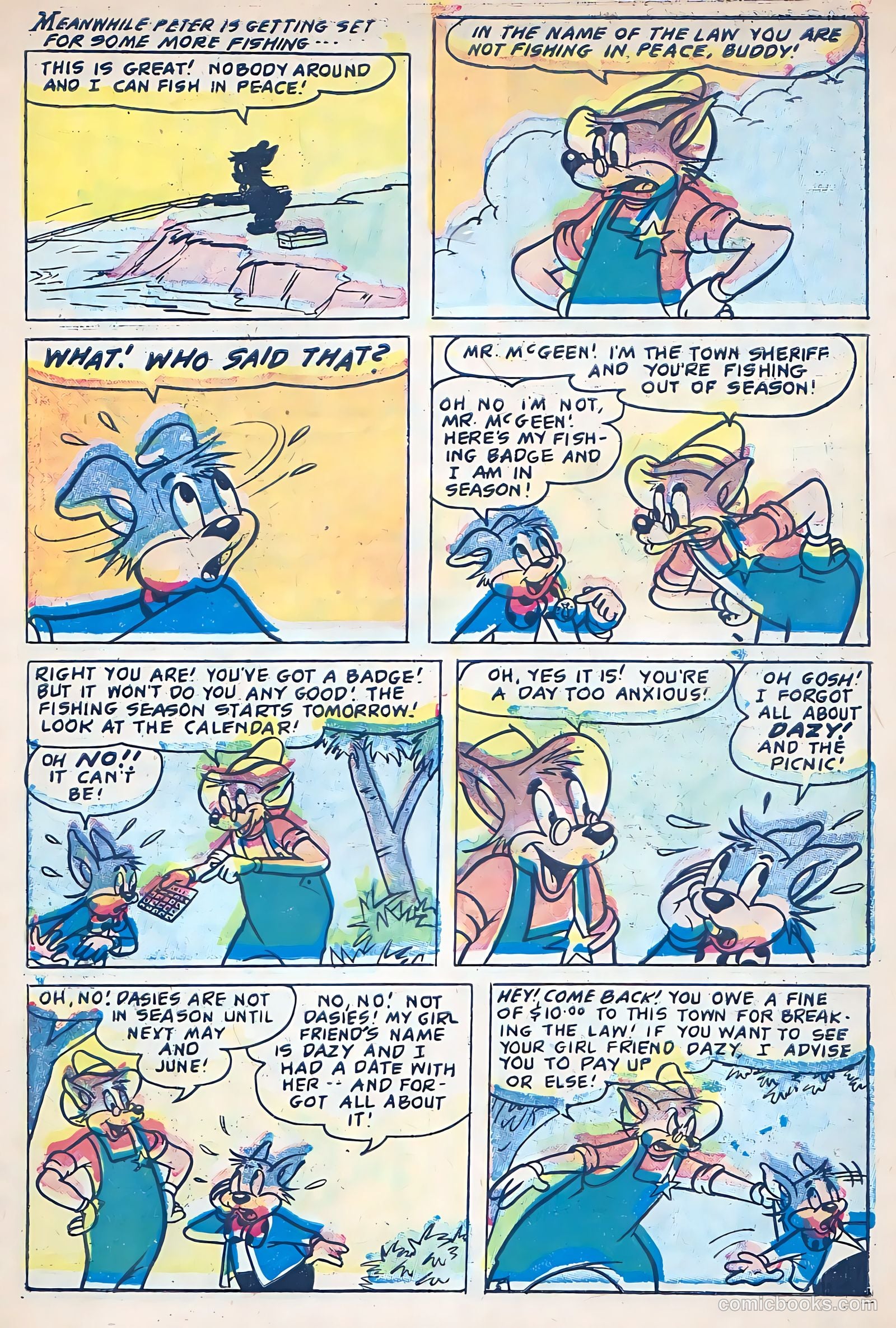 Peter Rabbit #30 (1955) — page 7 of 36