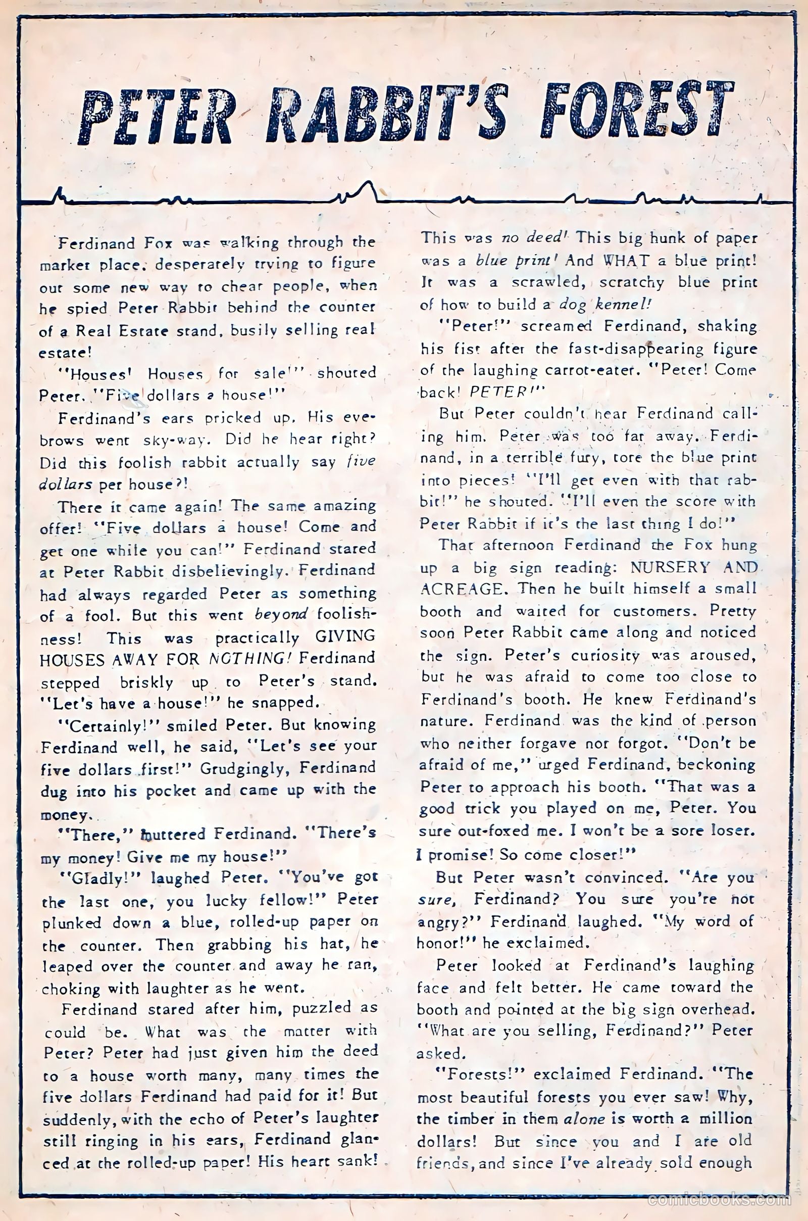 Peter Rabbit #30 (1955) — page 9 of 36