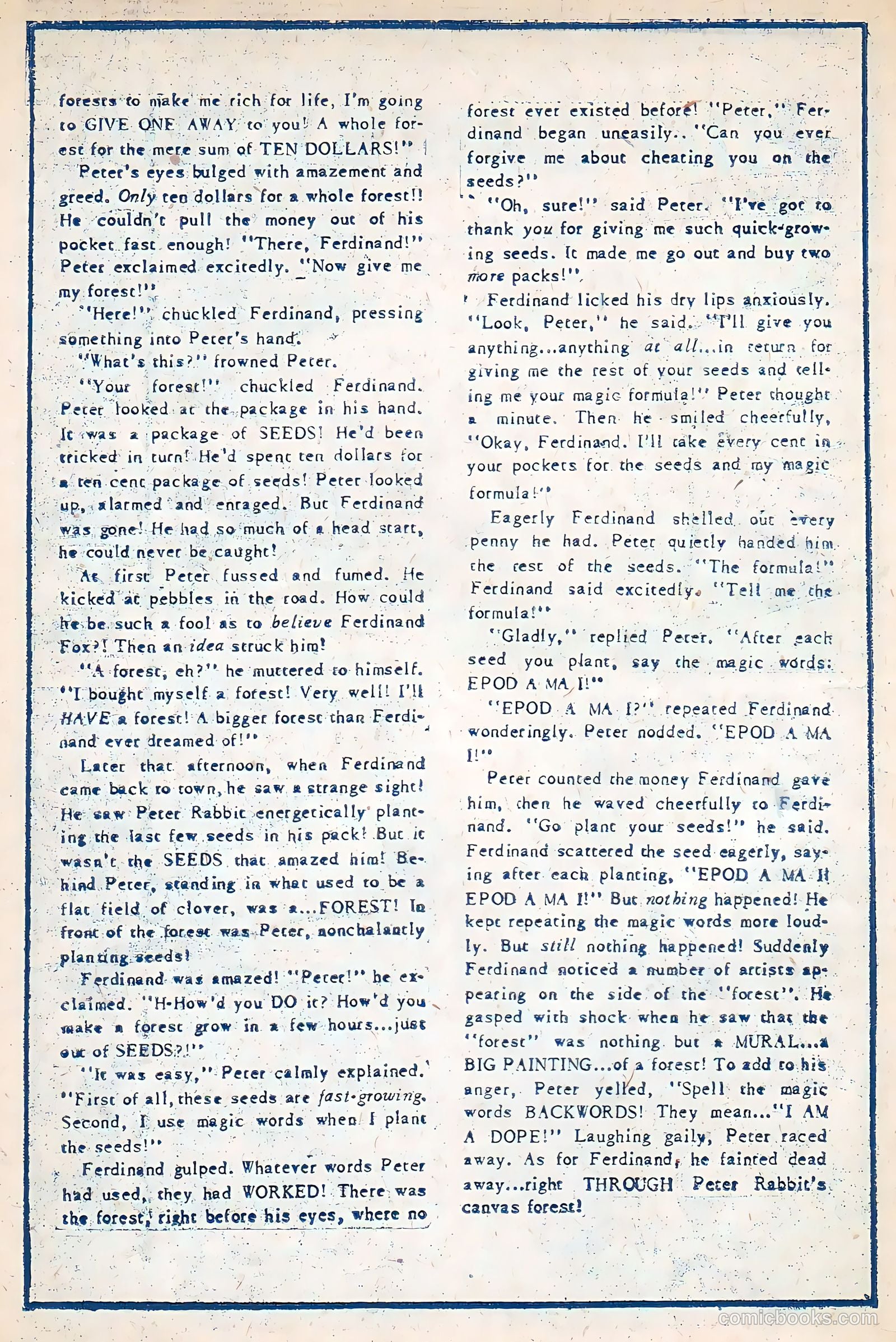 Peter Rabbit #30 (1955) — page 10 of 36