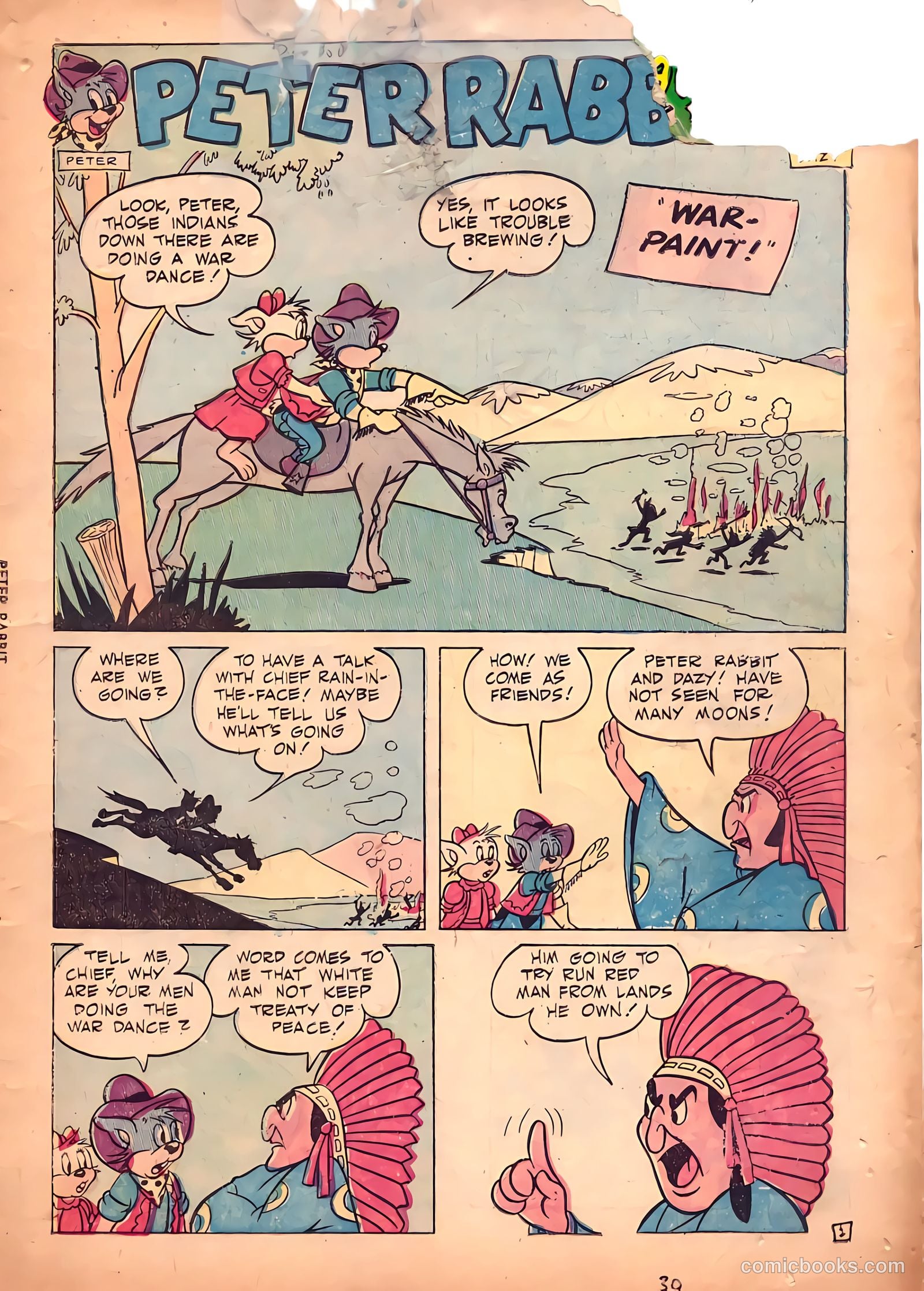 Peter Rabbit #34 (1956) — page 4 of 37