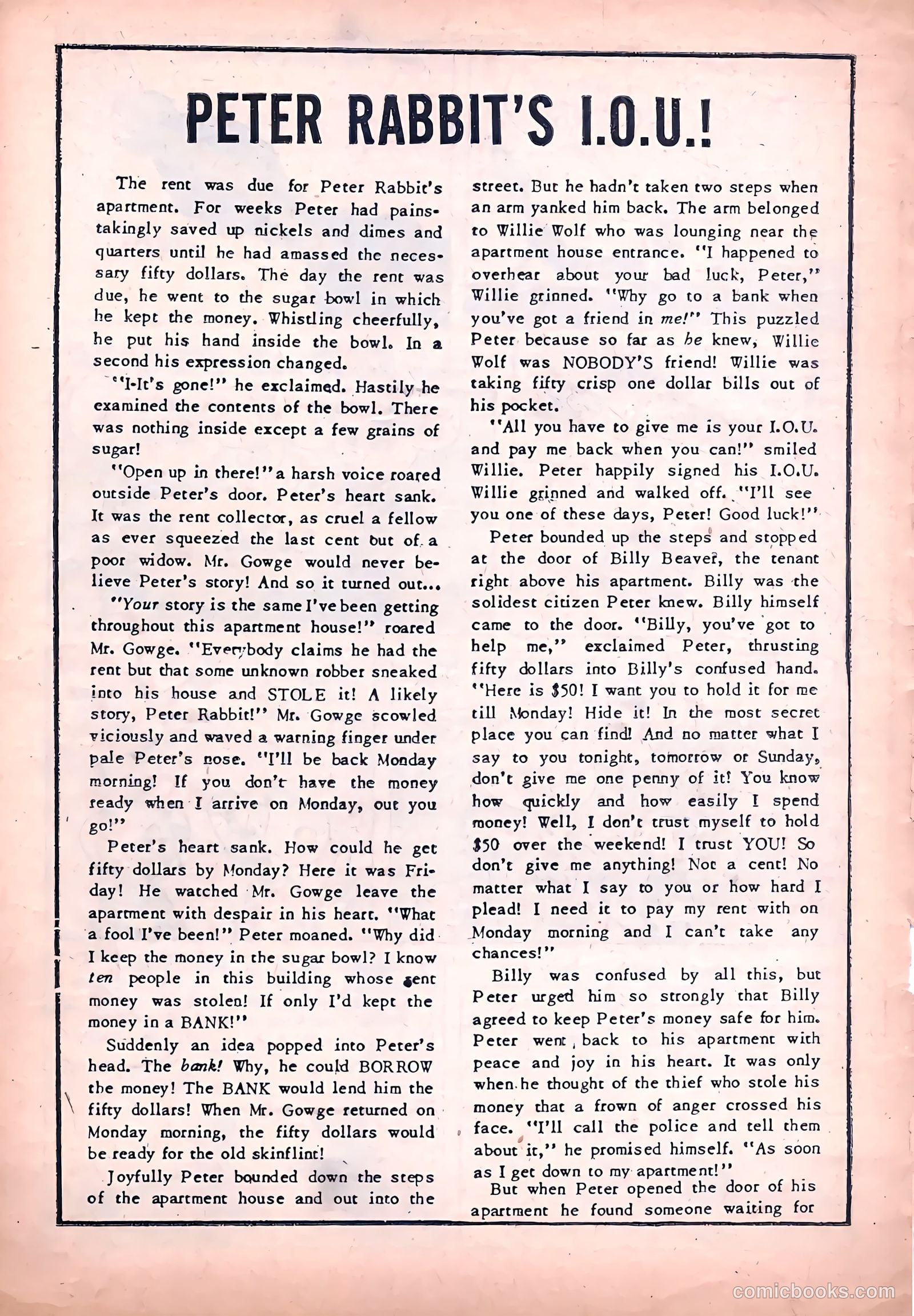 Peter Rabbit #34 (1956) — page 19 of 37