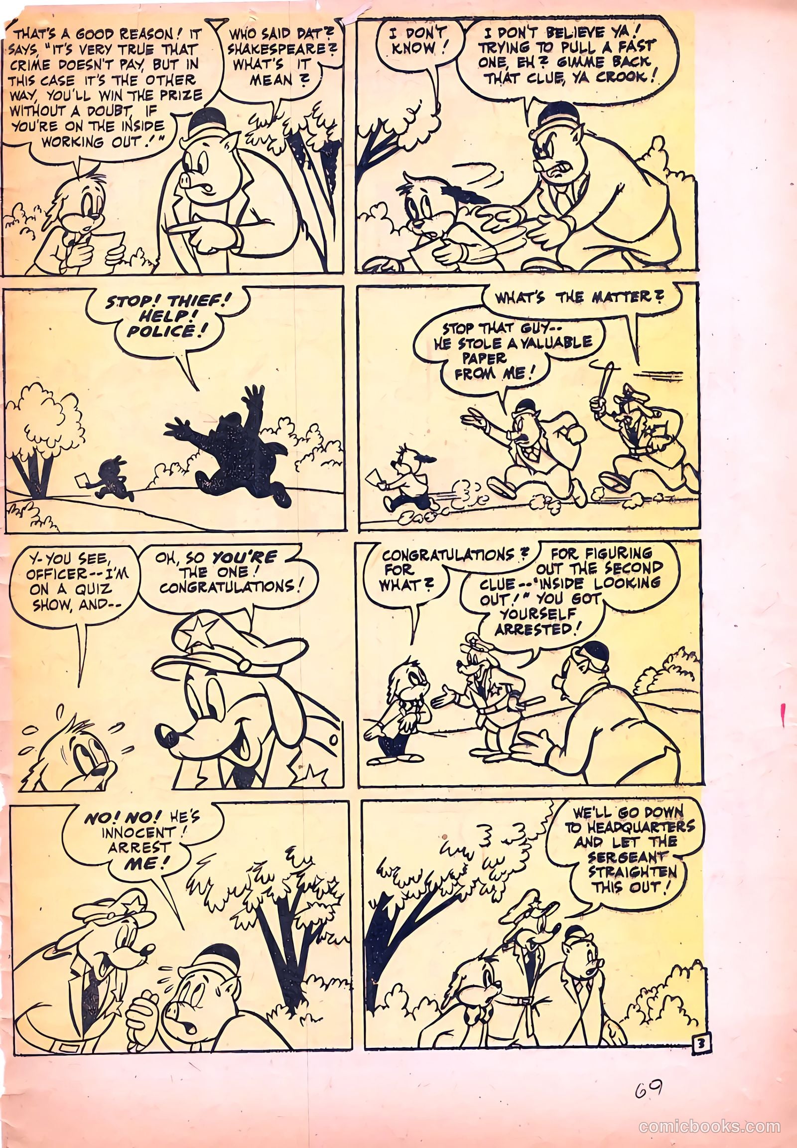 Peter Rabbit #34 (1956) — page 34 of 37