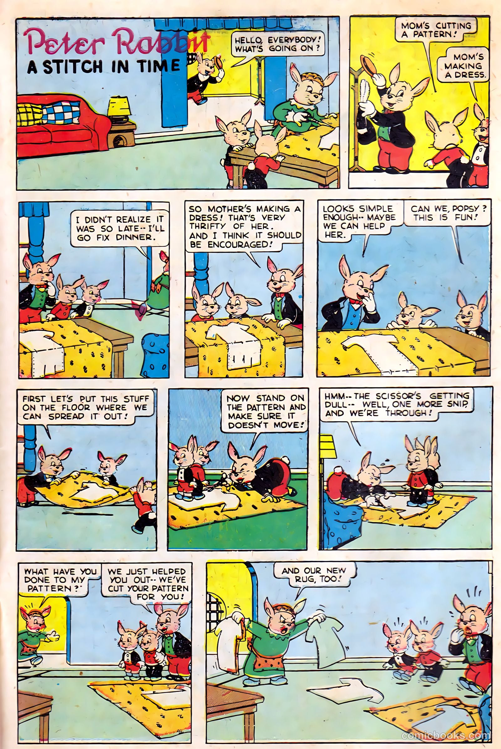 Peter Rabbit #7 (1950) — page 27 of 36