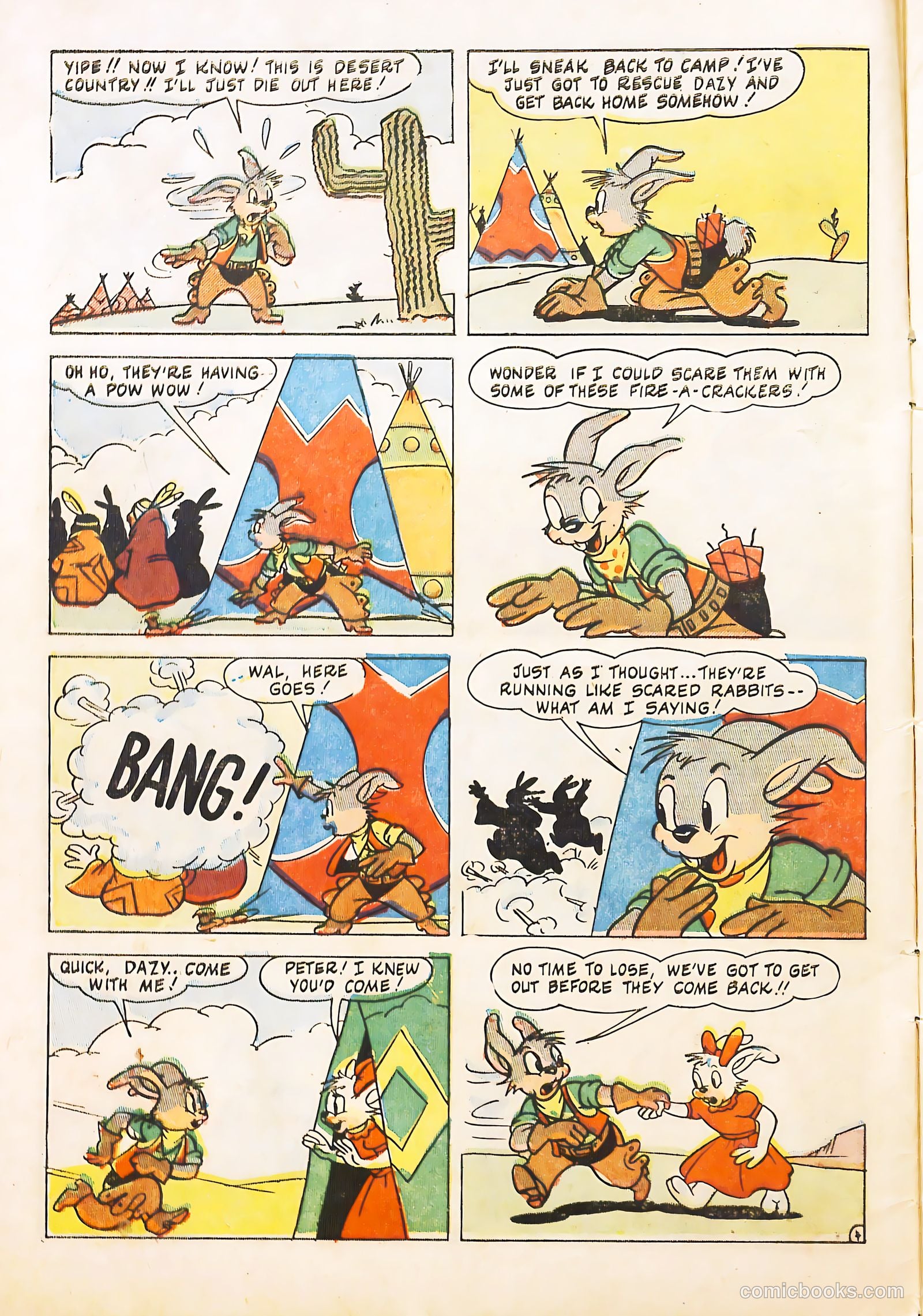 Peter Rabbit #8 (1950) — page 6 of 36