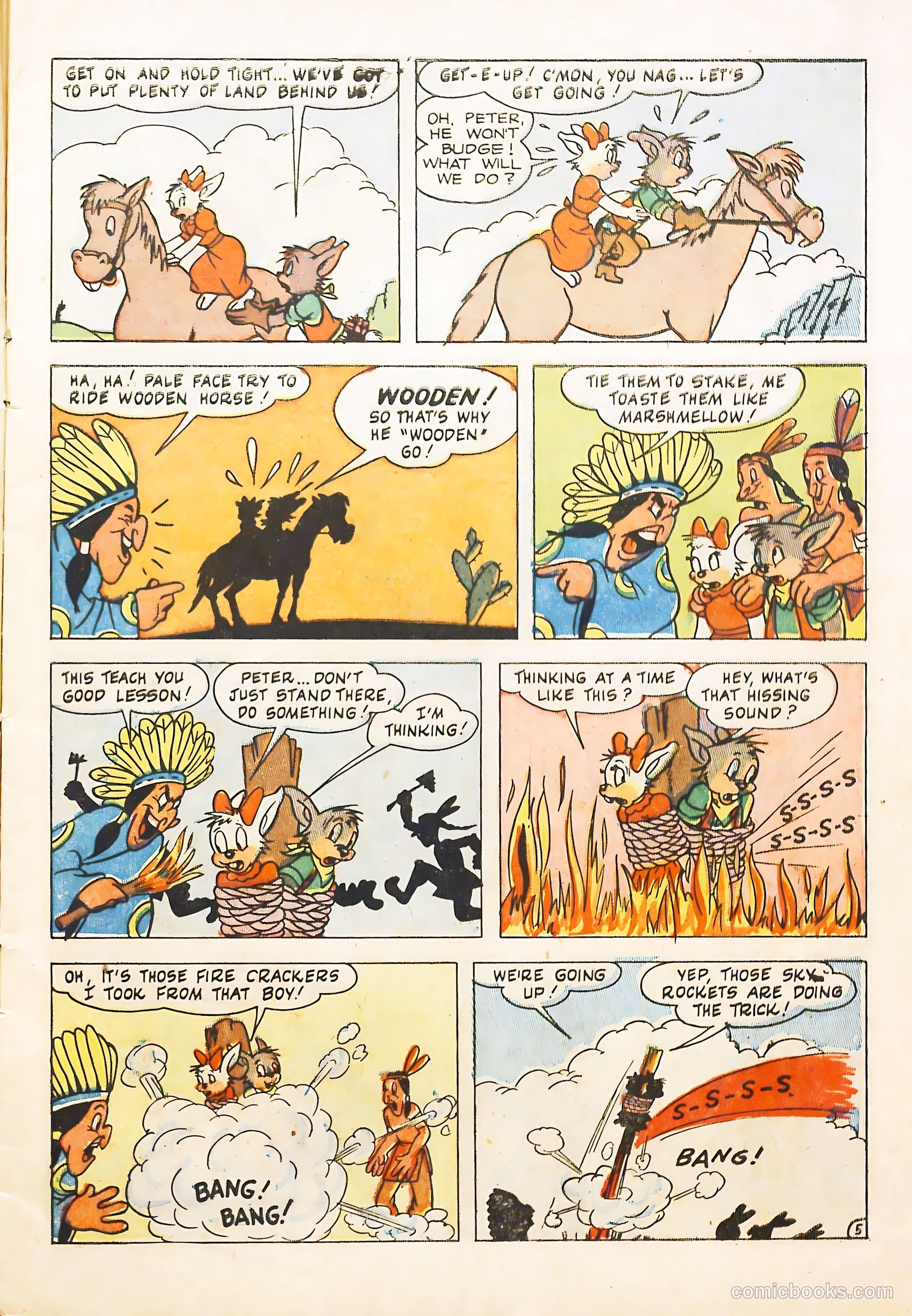 Peter Rabbit #8 (1950) — page 7 of 36