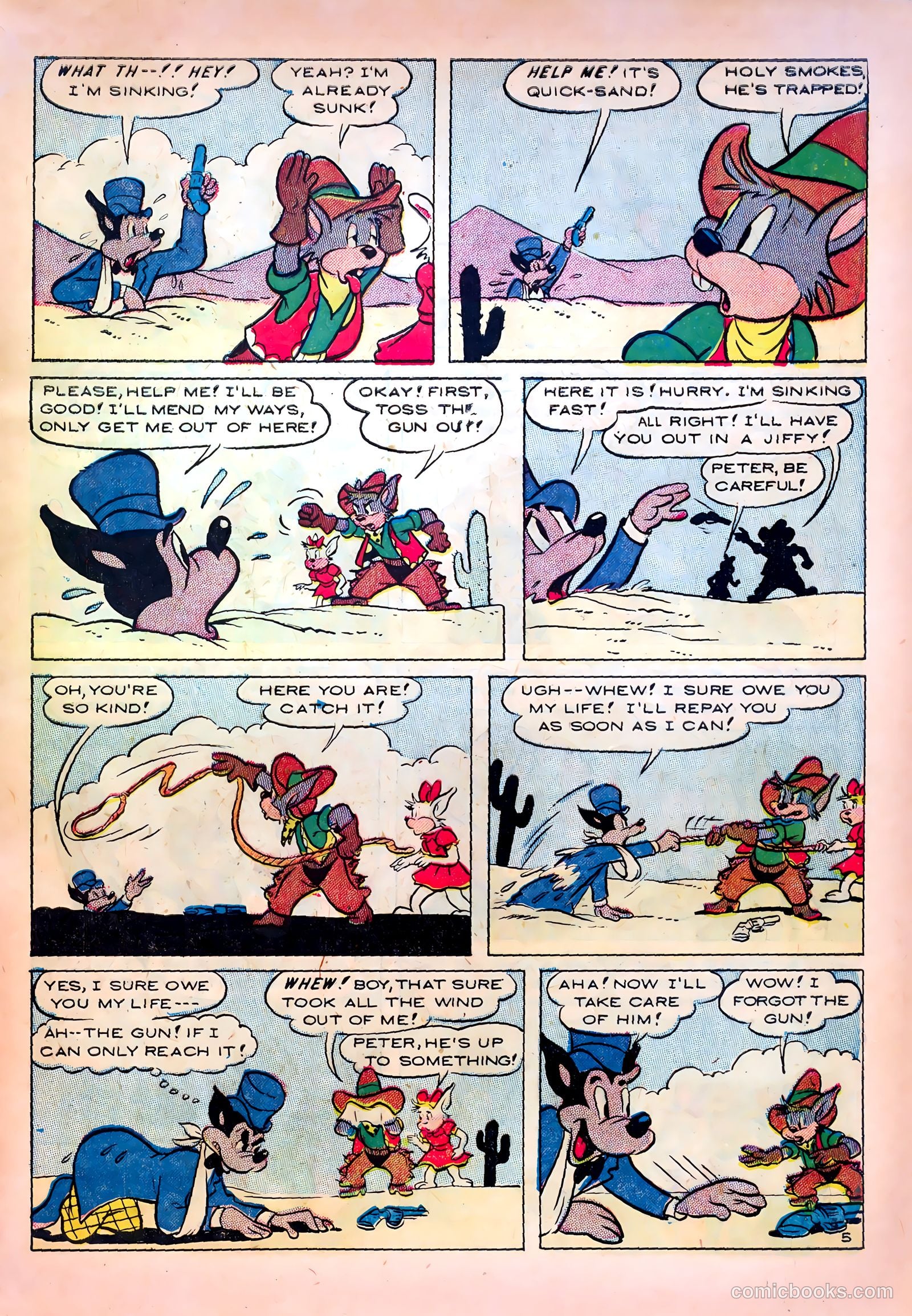 Peter Rabbit #9 (1951) — page 7 of 36