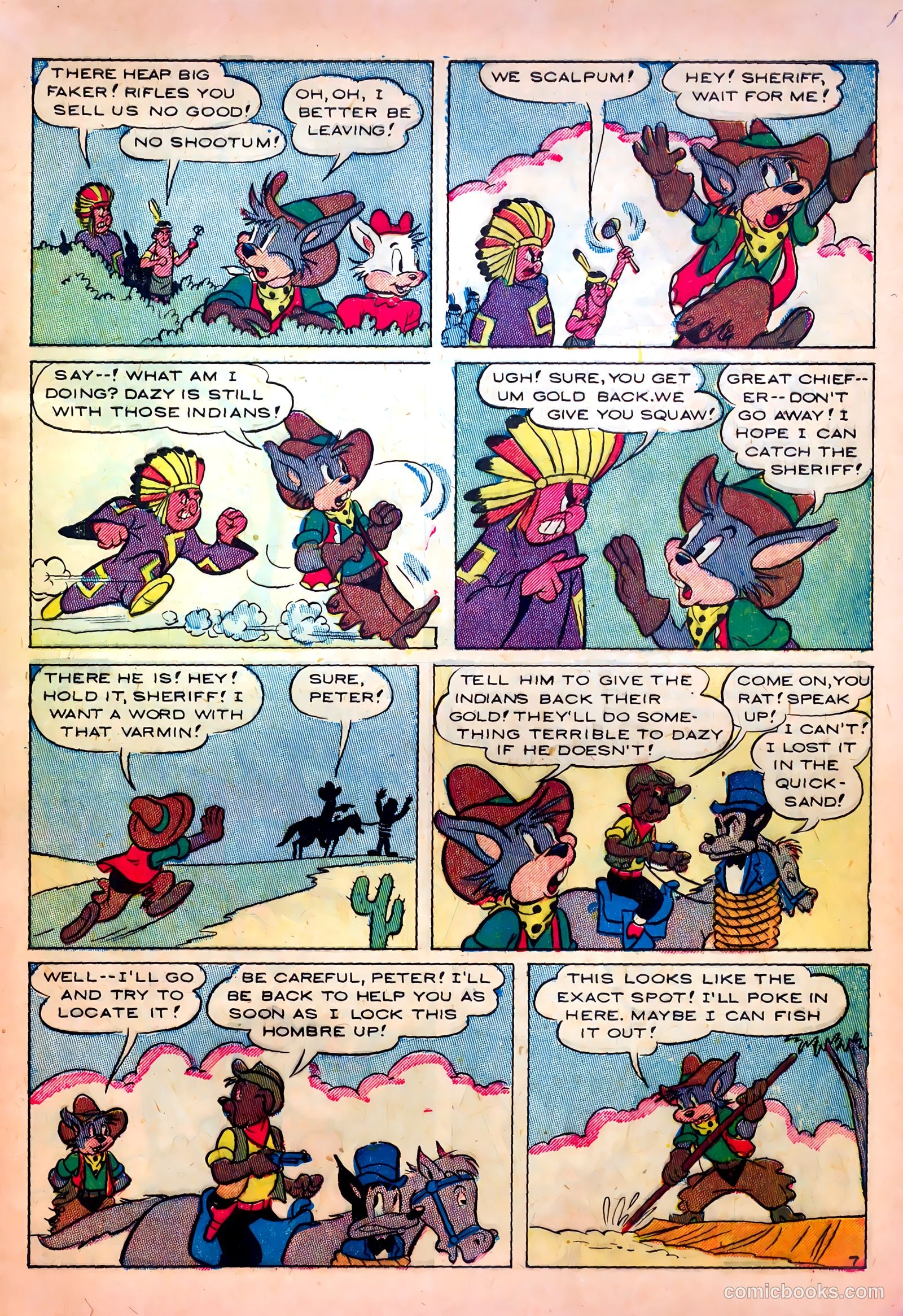 Peter Rabbit #9 (1951) — page 9 of 36