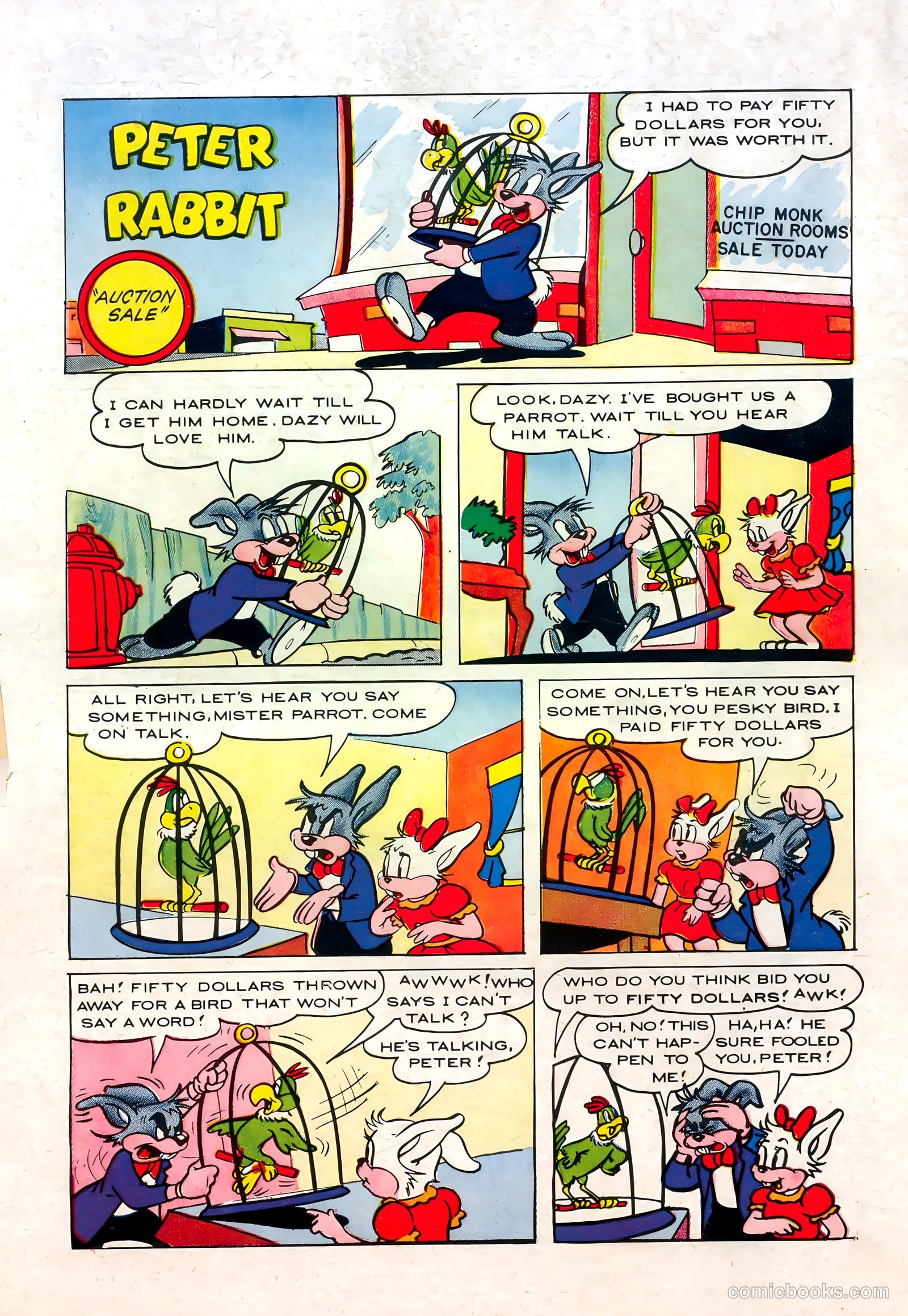 Peter Rabbit #9 (1951) — page 36 of 36