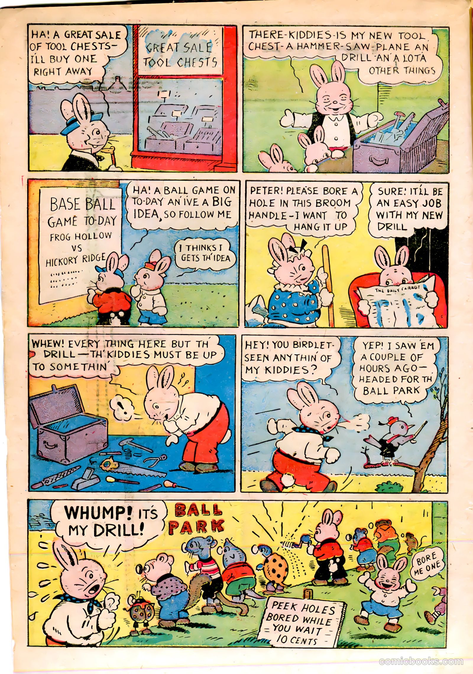 Peter Rabbit Comics #5 (1949) — page 6 of 36