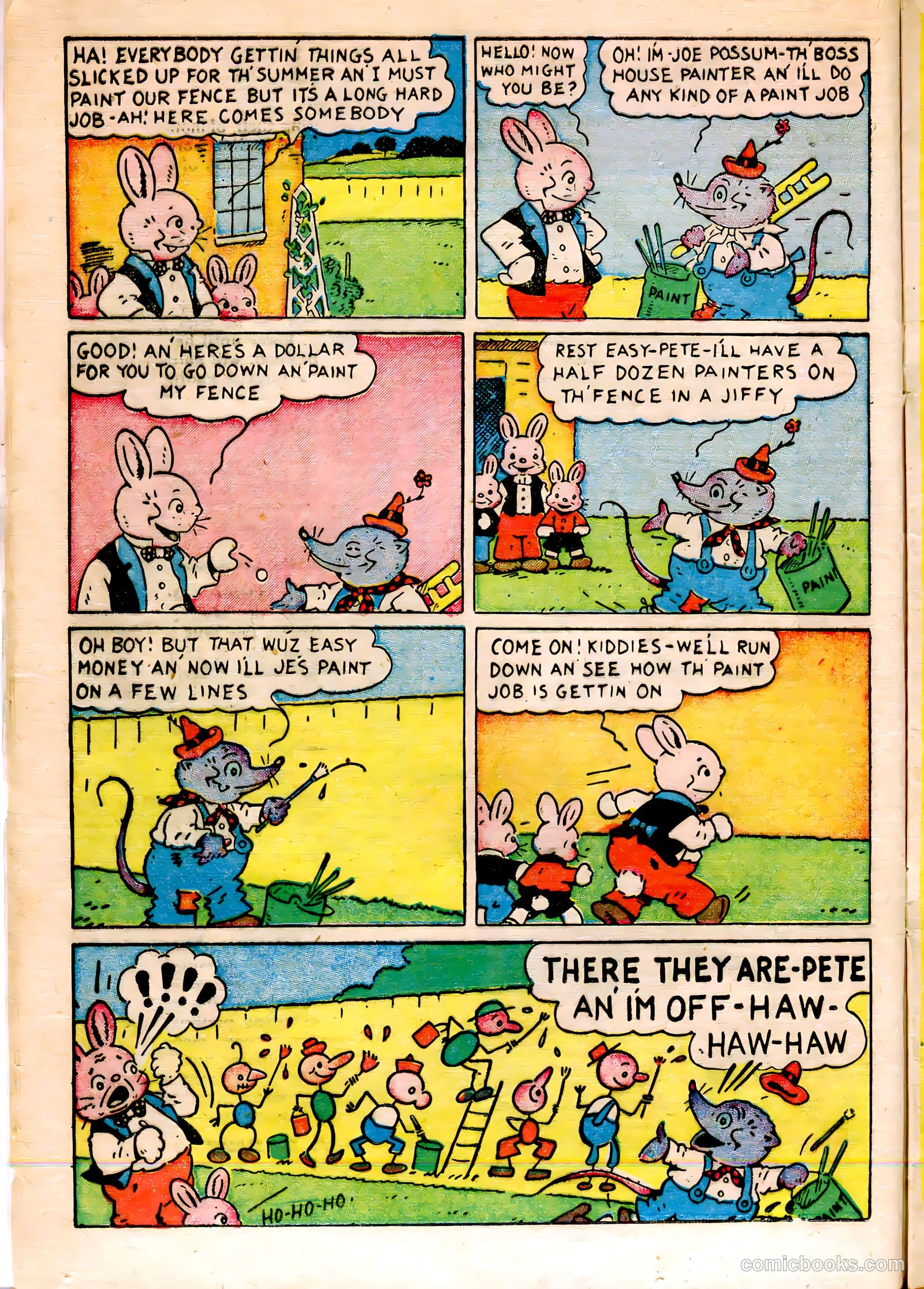 Peter Rabbit Comics #5 (1949) — page 16 of 36