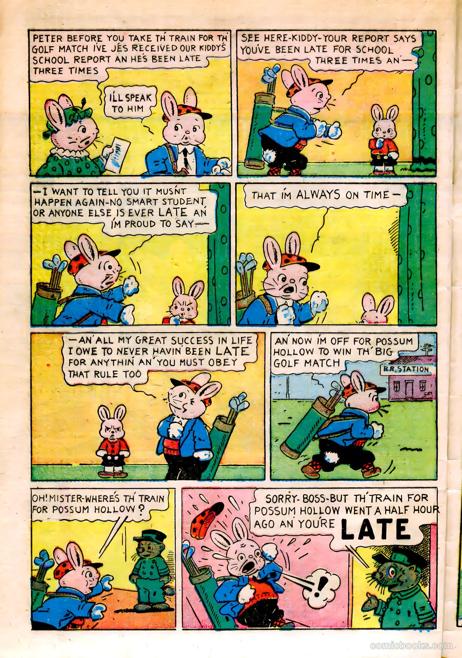 Peter Rabbit Comics #5 (1949) — page 28 of 36
