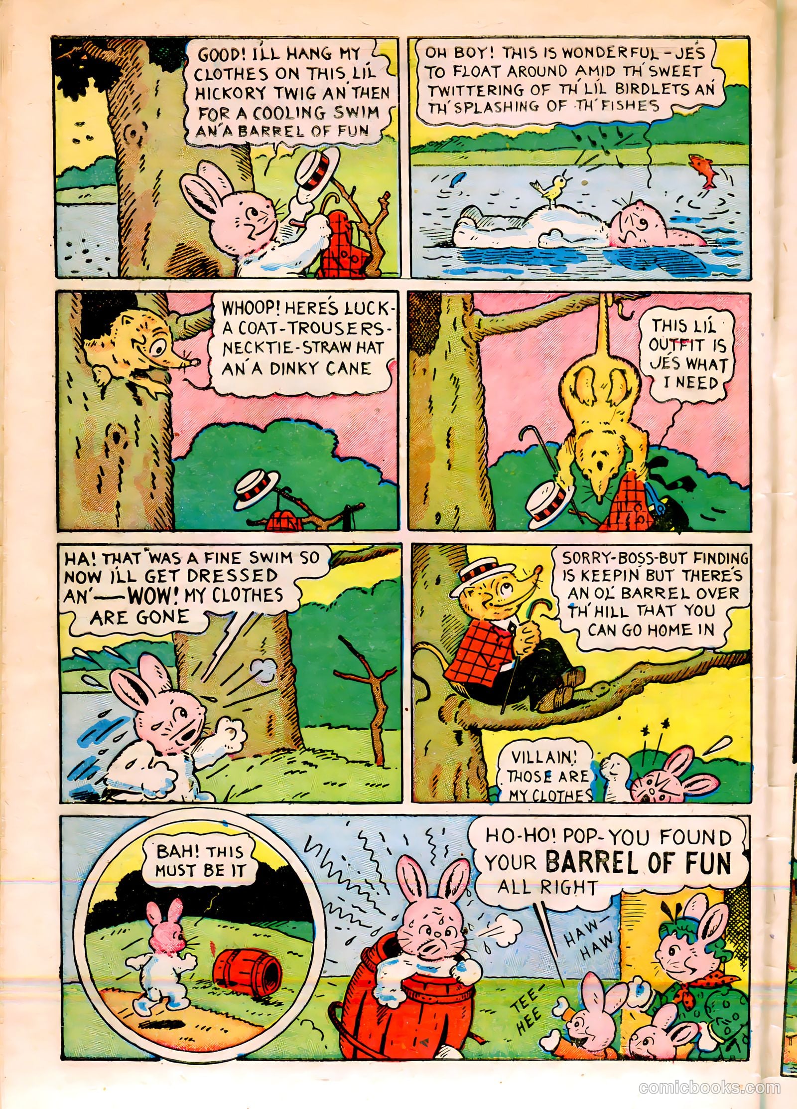 Peter Rabbit Comics #5 (1949) — page 30 of 36