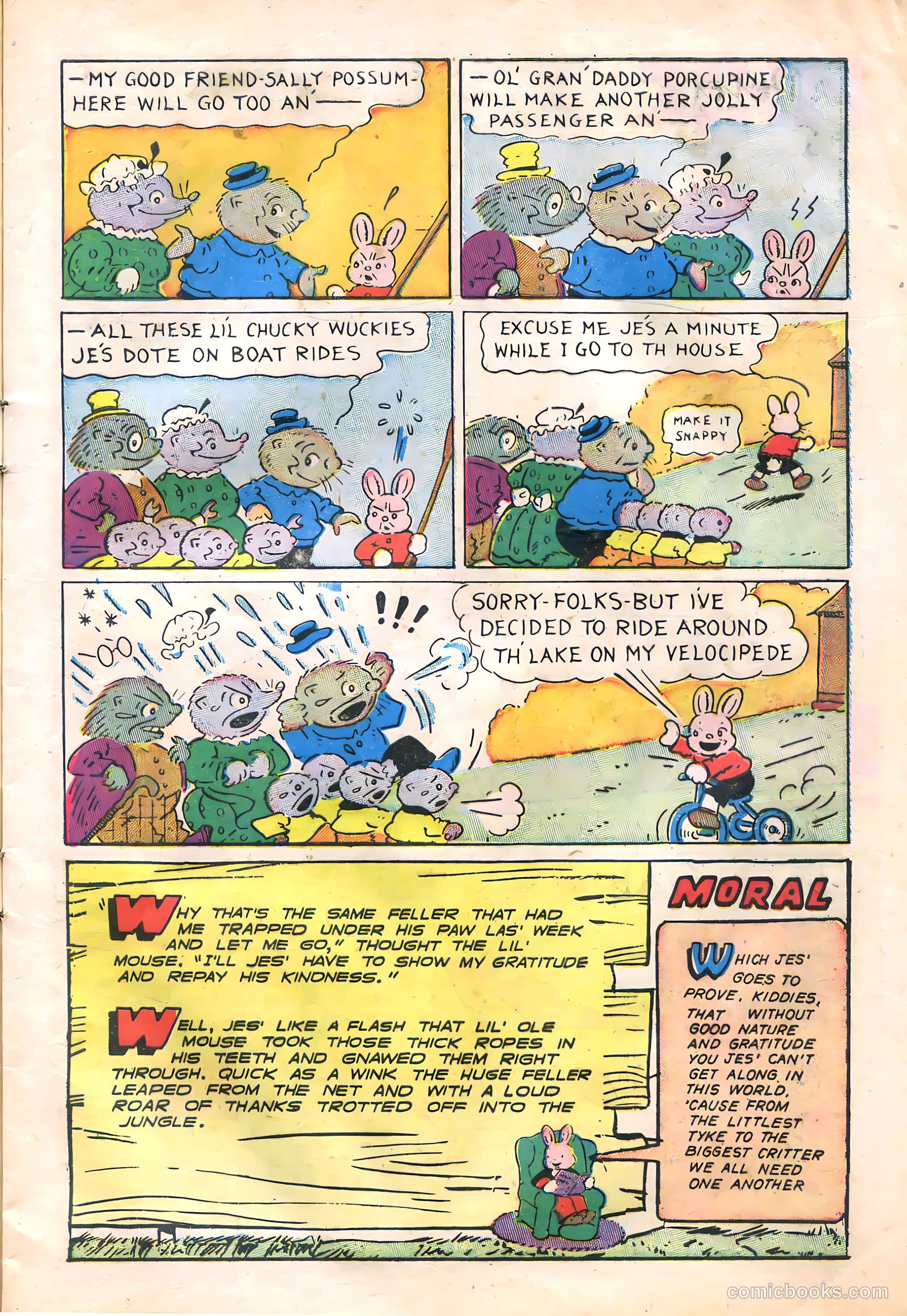 Peter Rabbit Comics #6 (1949) — page 5 of 36