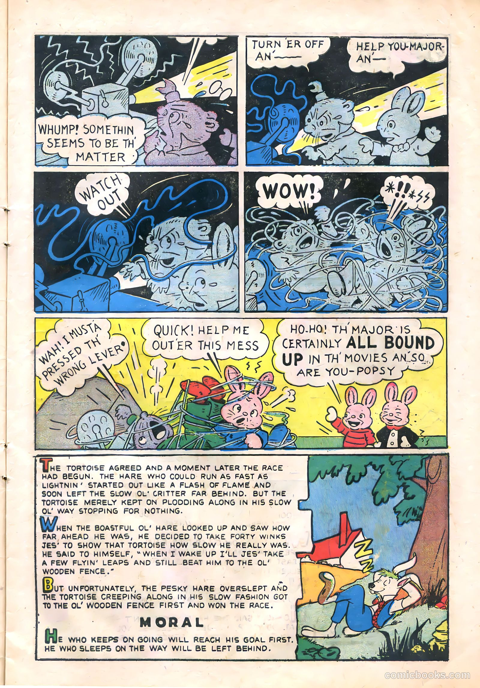 Peter Rabbit Comics #6 (1949) — page 9 of 36