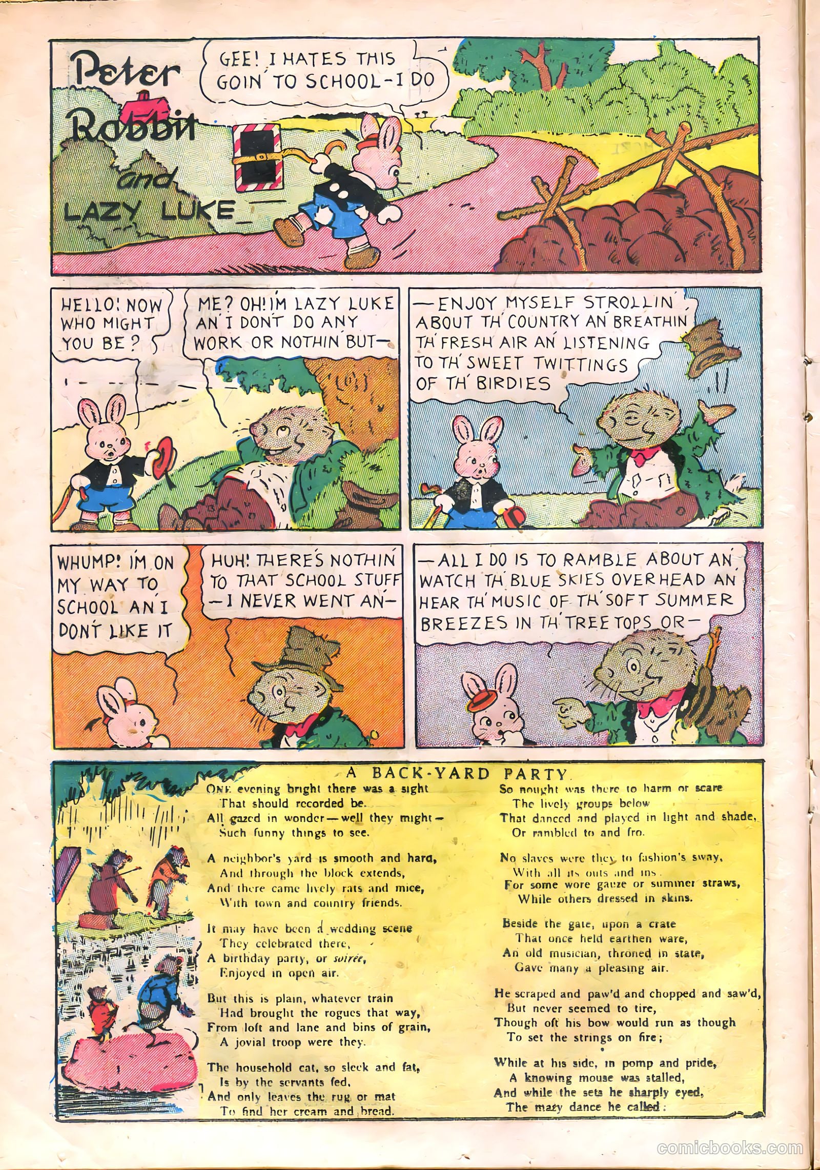 Peter Rabbit Comics #6 (1949) — page 16 of 36